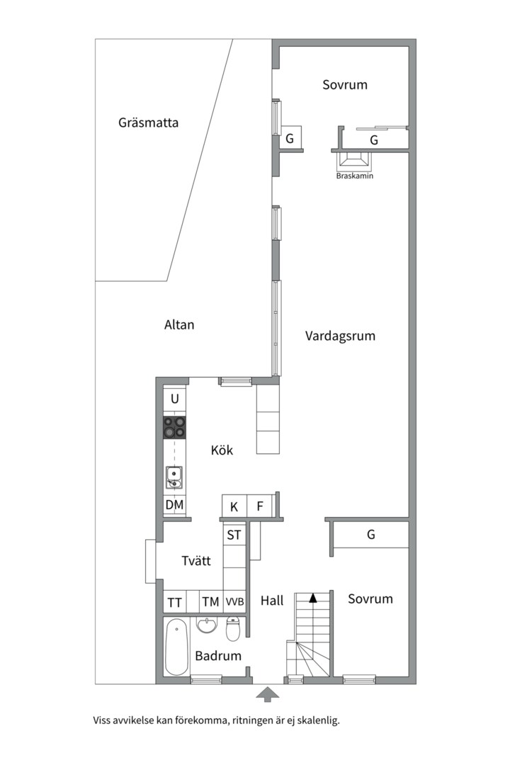 Planlösning från Bergandsgatan 19, Såld i Fågelhöjden - Saltsjöbaden, Nacka