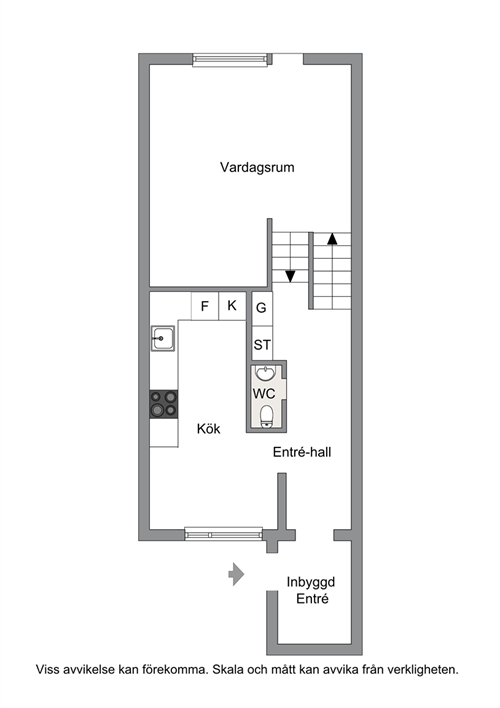Planlösning från Uranusvägen 8, Såld i Skälby, Järfälla