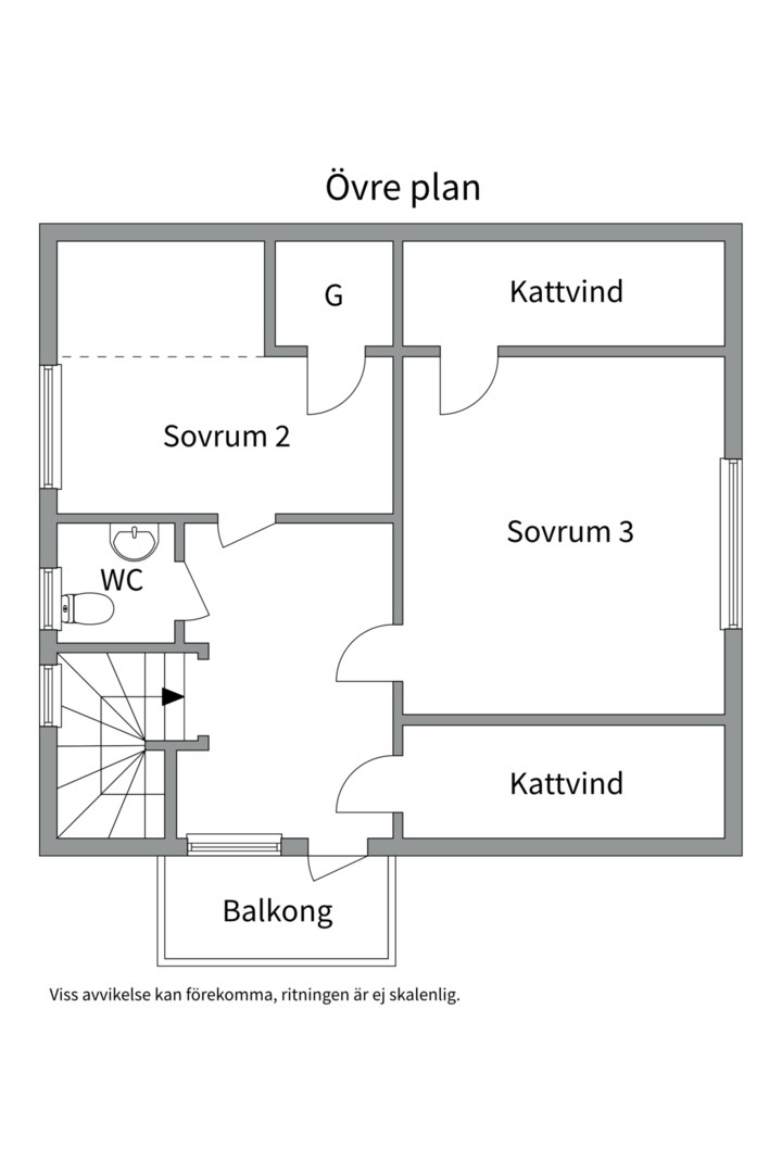 Planlösning från Trankärrsvägen 3, Till salu i Skultuna, Västerås
