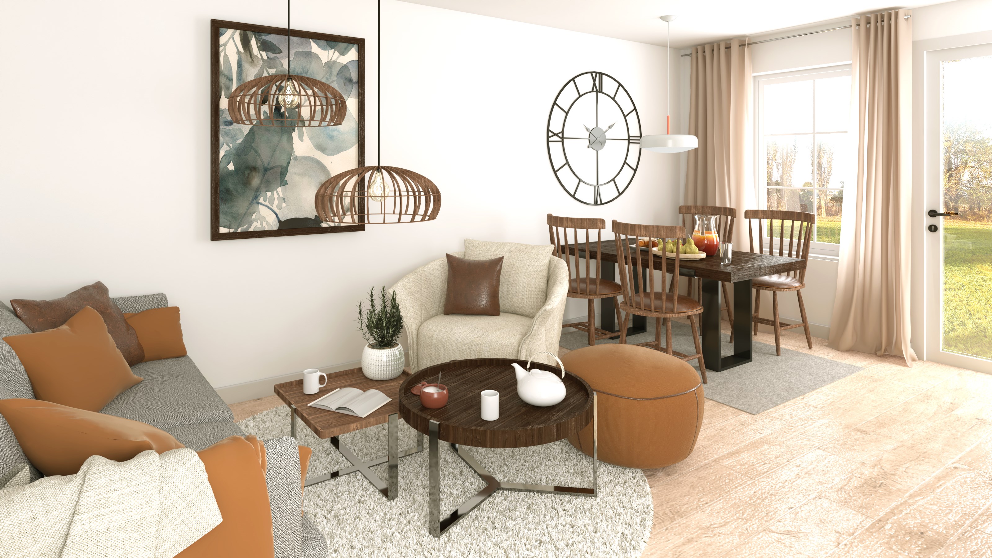 Renderad bild allrum