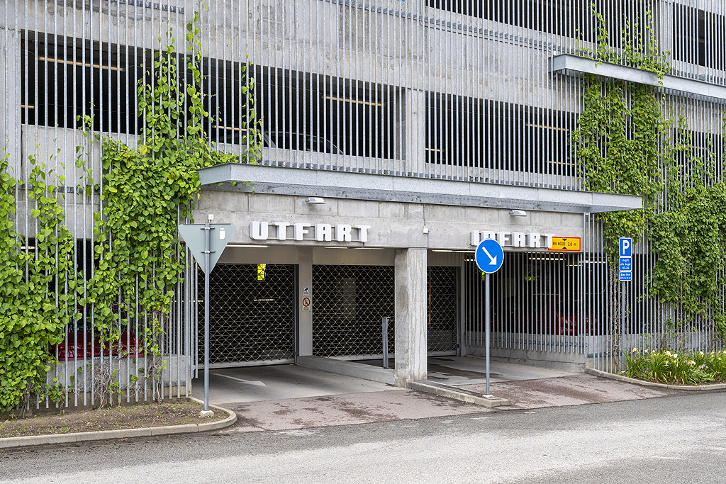 Garage i angränsade kvarter