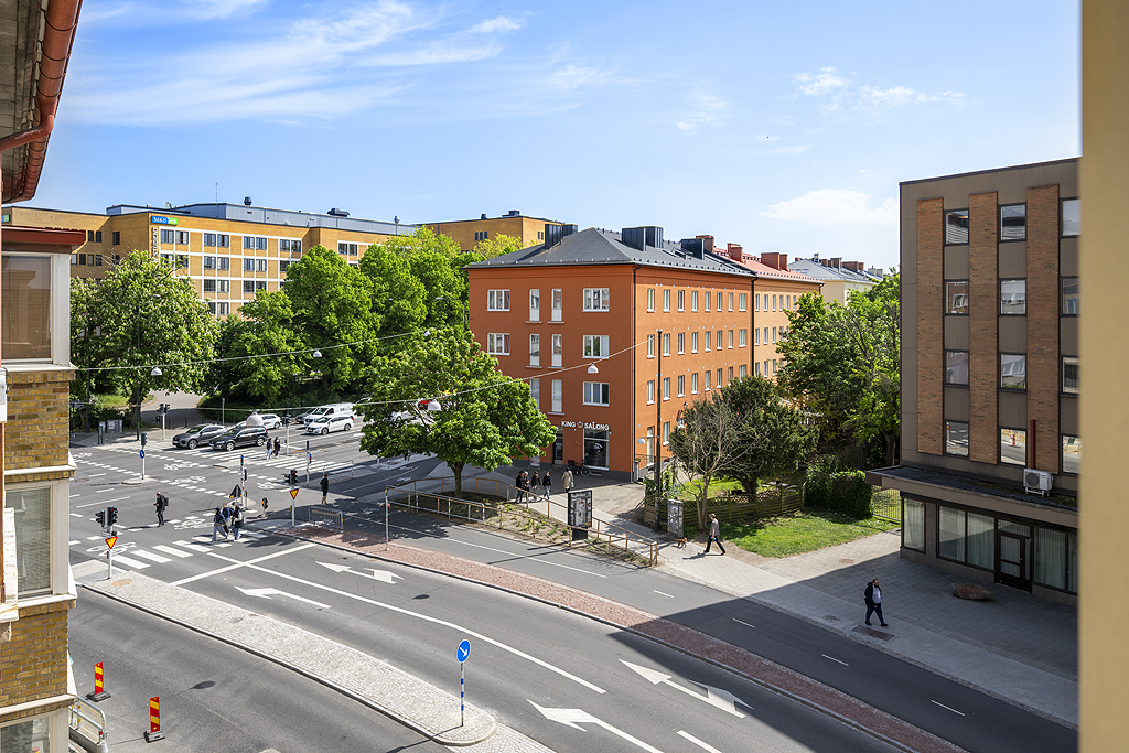Utsikt från den franska balkongen