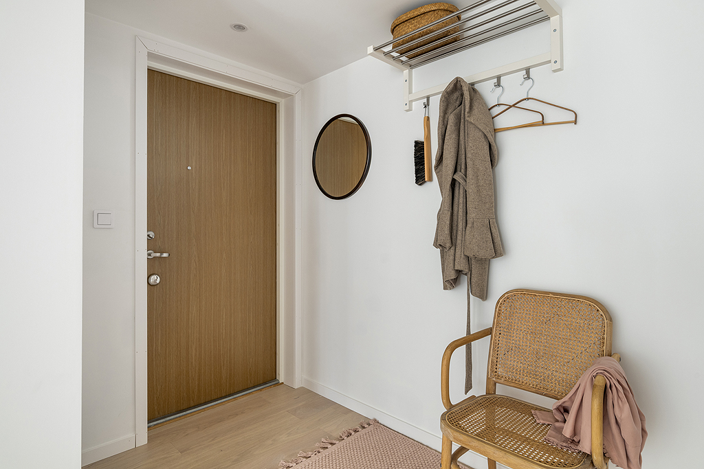 Hall med plats för avhängning