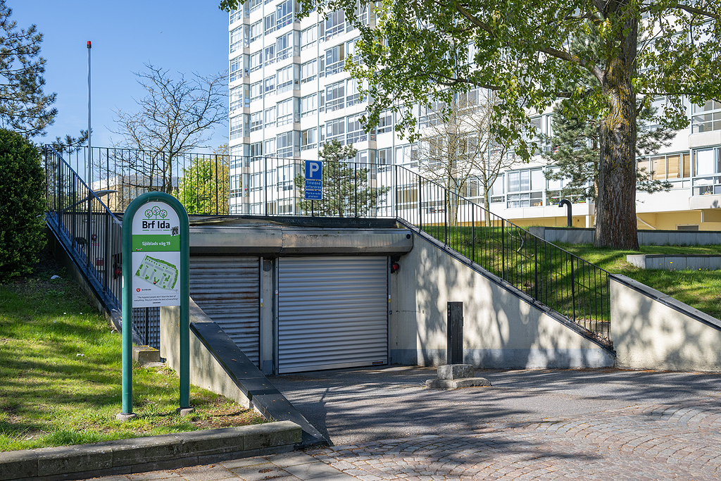 Nedgång till garage