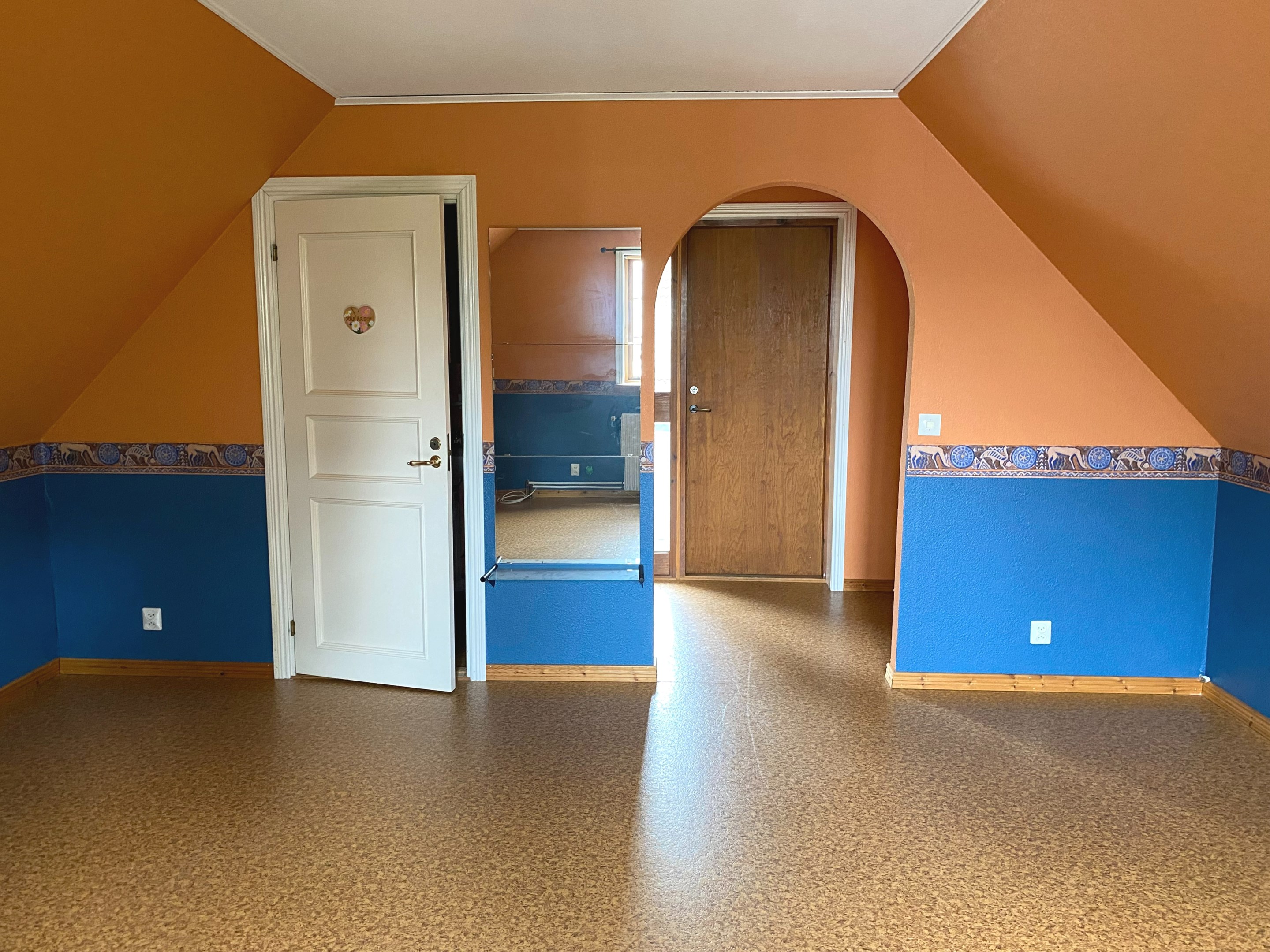 "lägenheten" ovanför garaget.