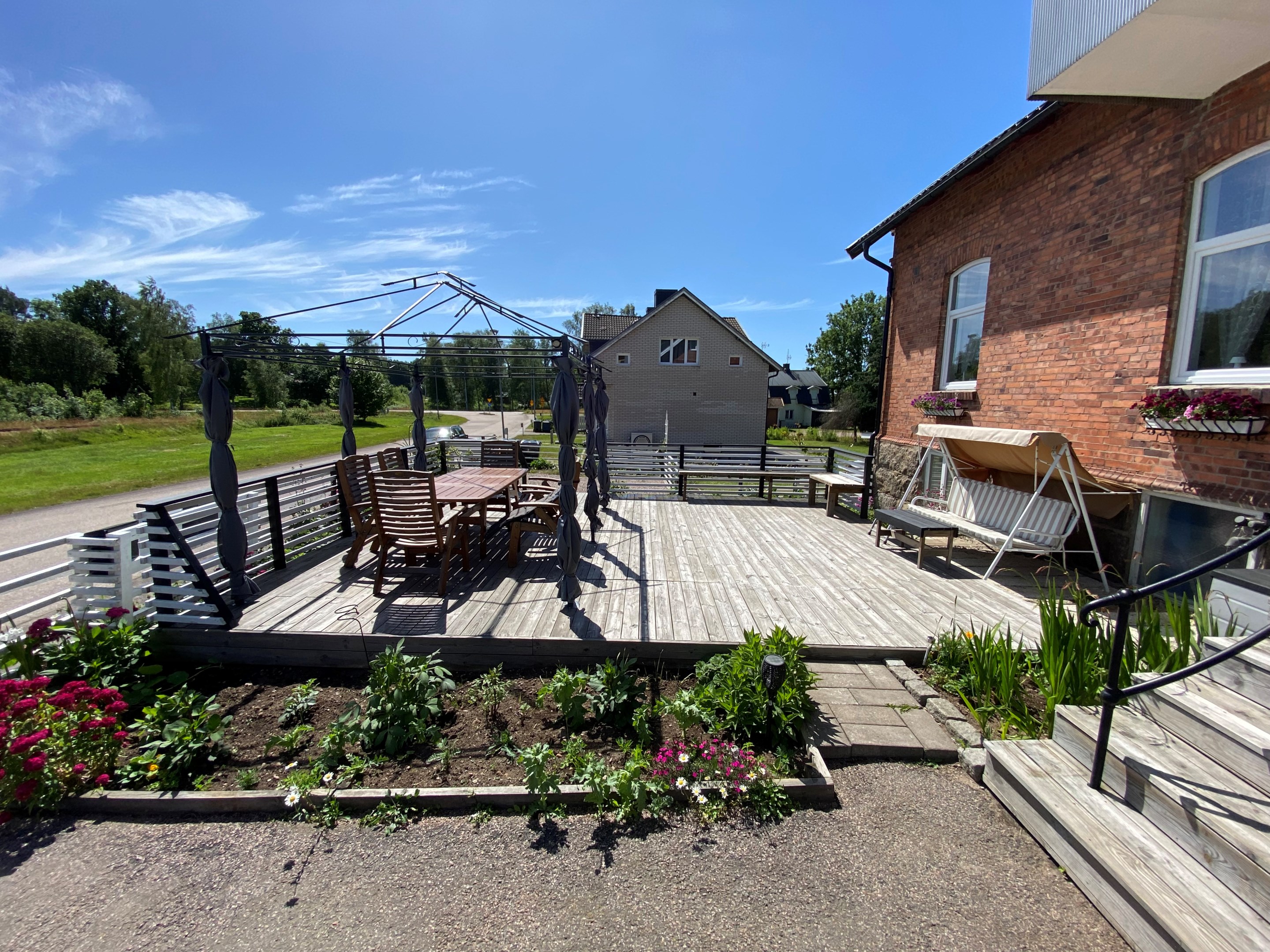 Trädäck, framsida.