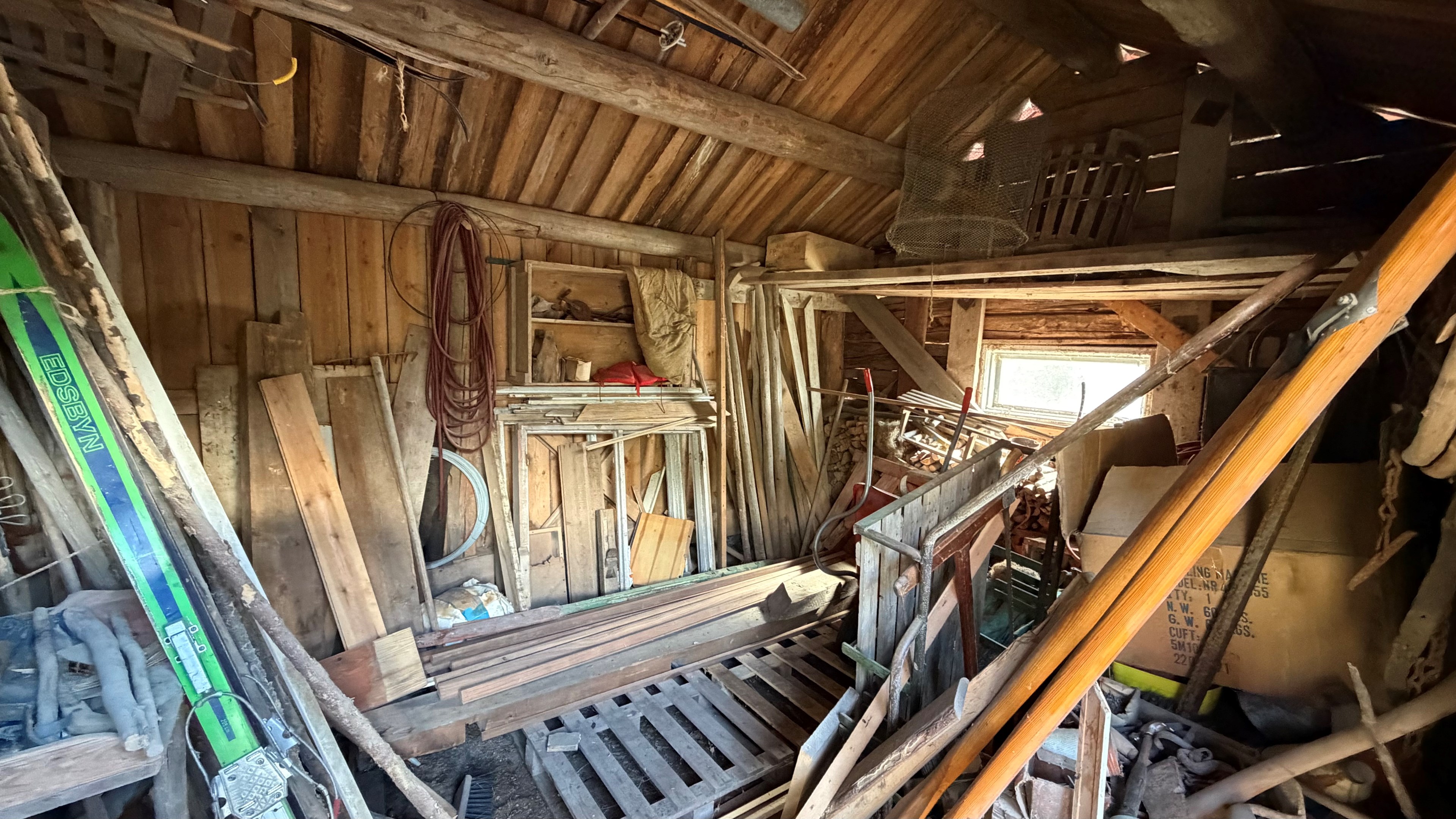 Förrådsdel i ladan