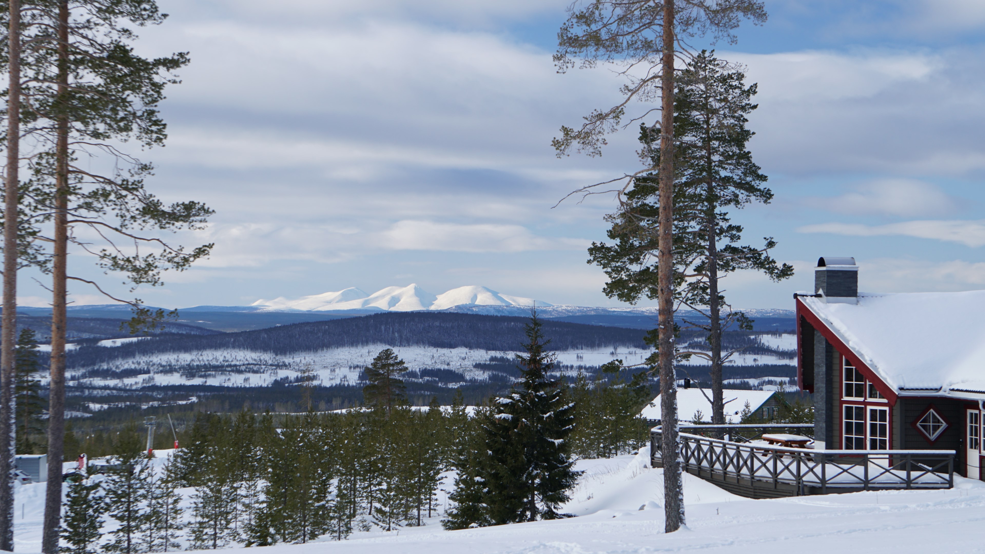 Boende i vacker fjäll miljö