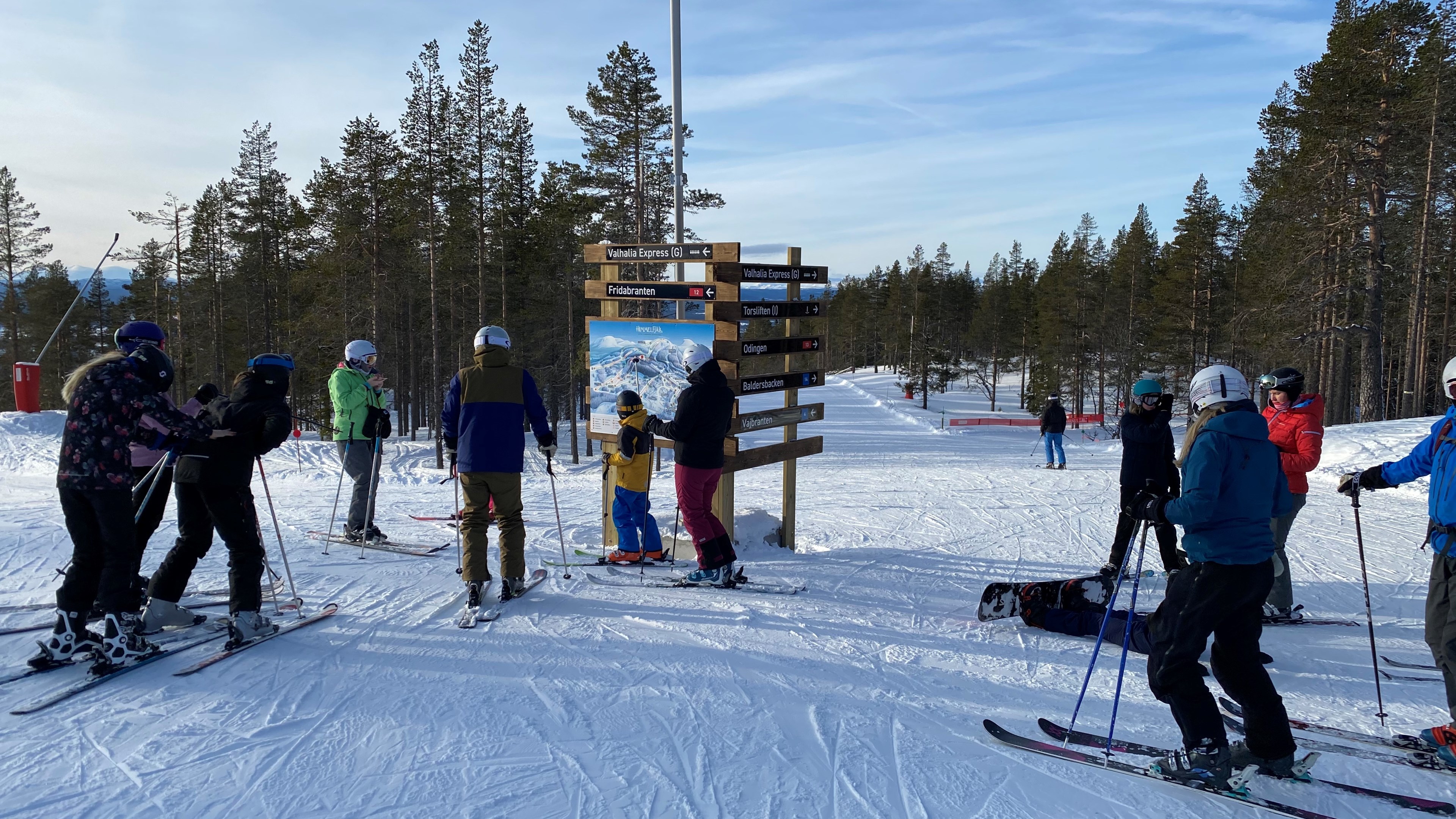 Vid 6-stols liften