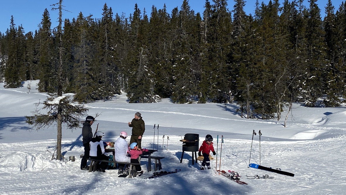 Flera grillplatser på Idre Himmelfjäll
