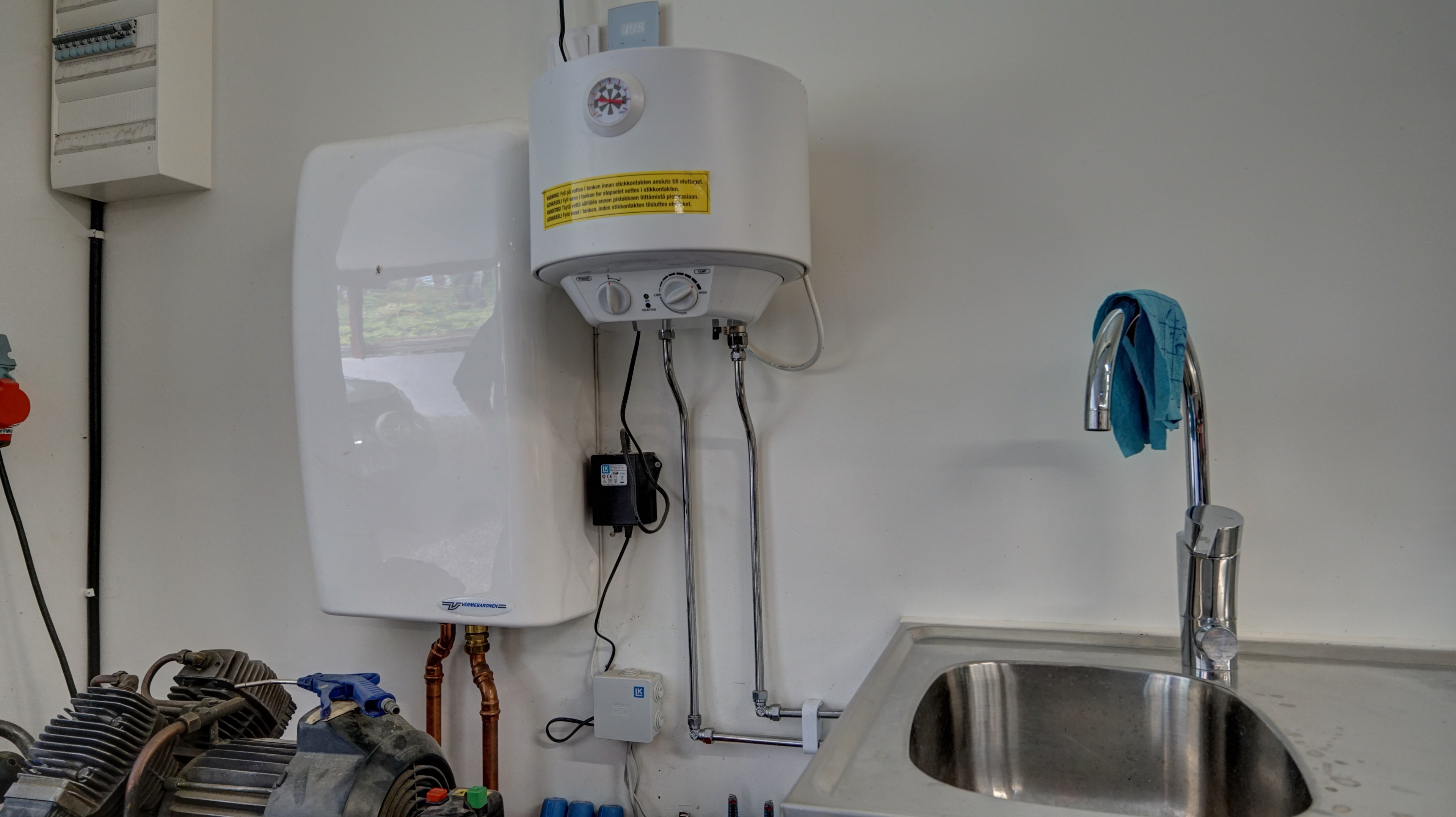 Värmesystem i garage