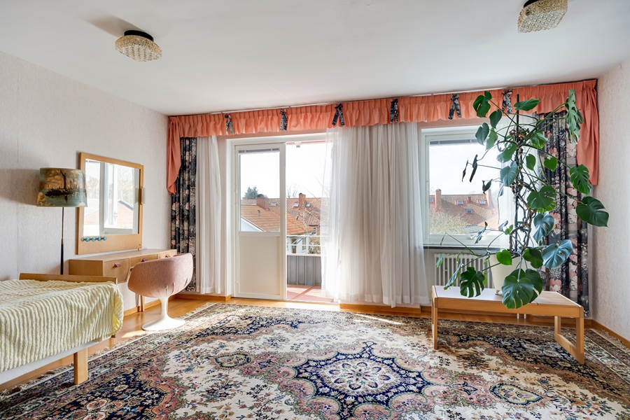 Stora sovrummet, ovanplan