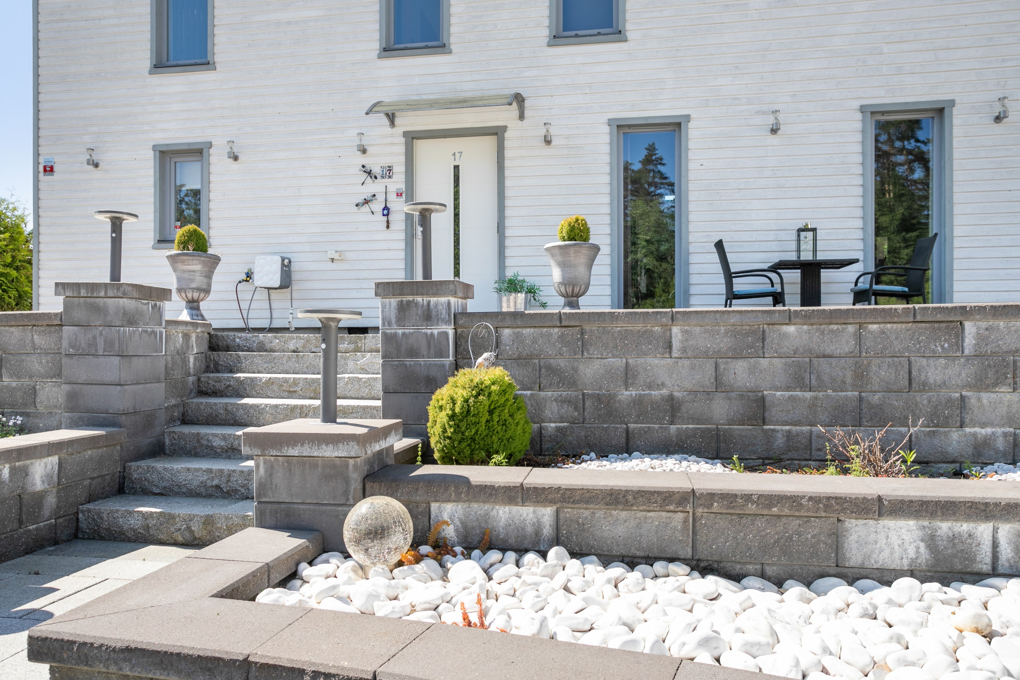 Påkostad utomhusmiljö