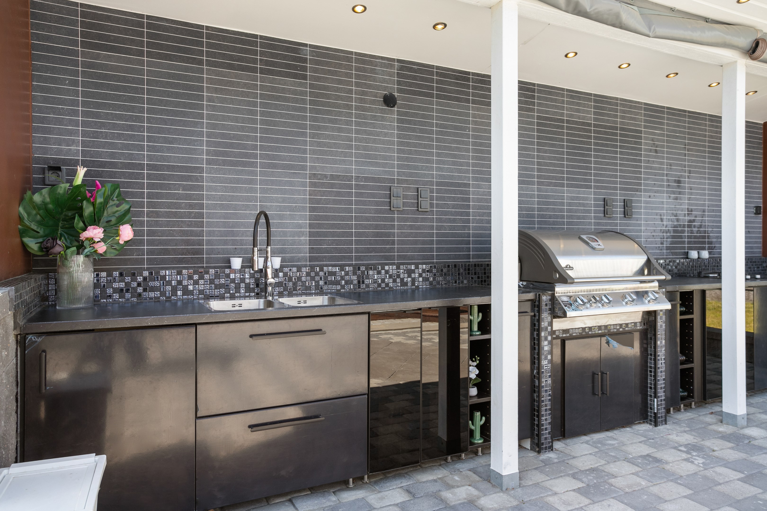 Detaljbild på uteköket