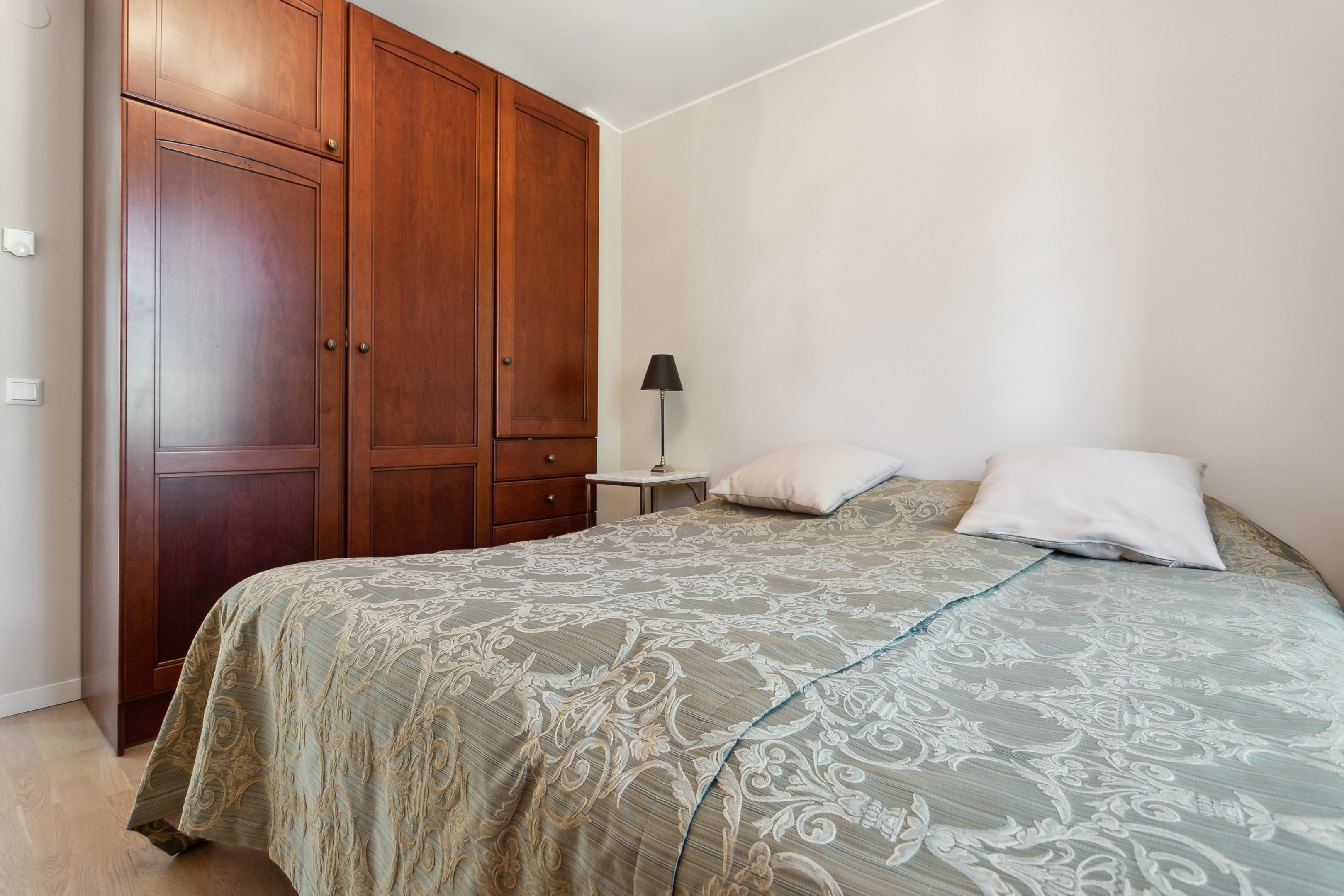 Gott om plats för garderober