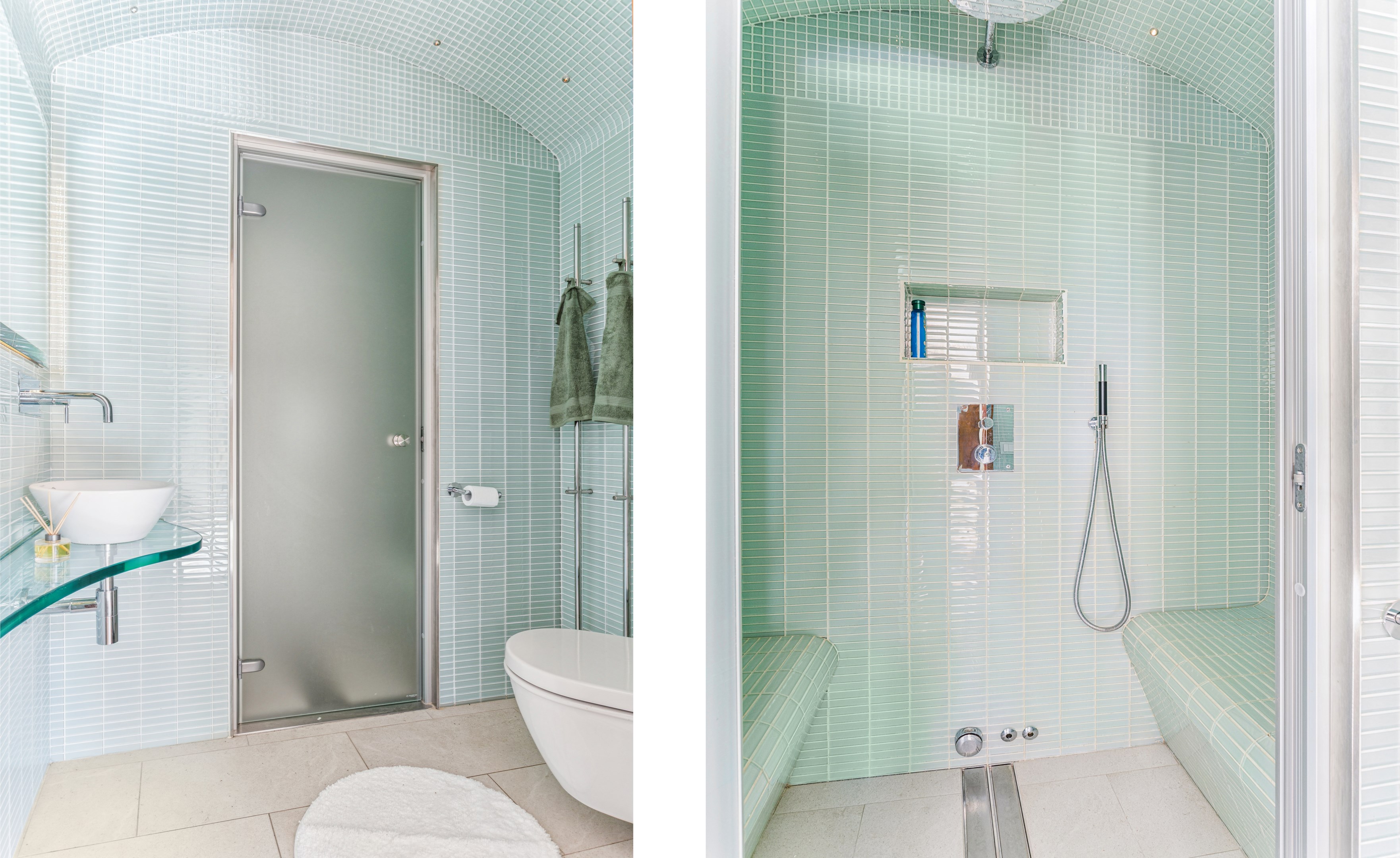 ... med dusch/ångbastu