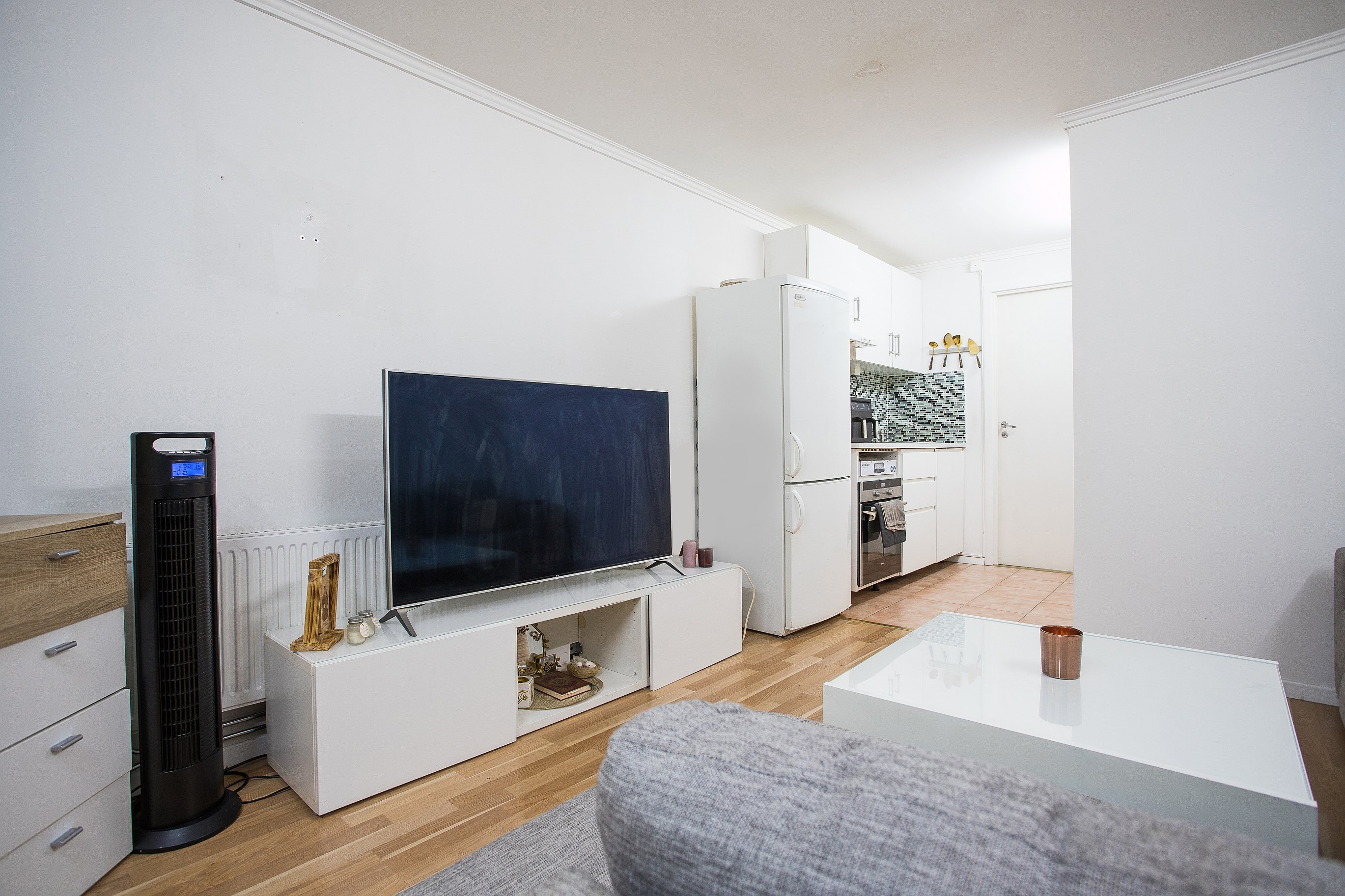 Allrum i gästhus med litet kök