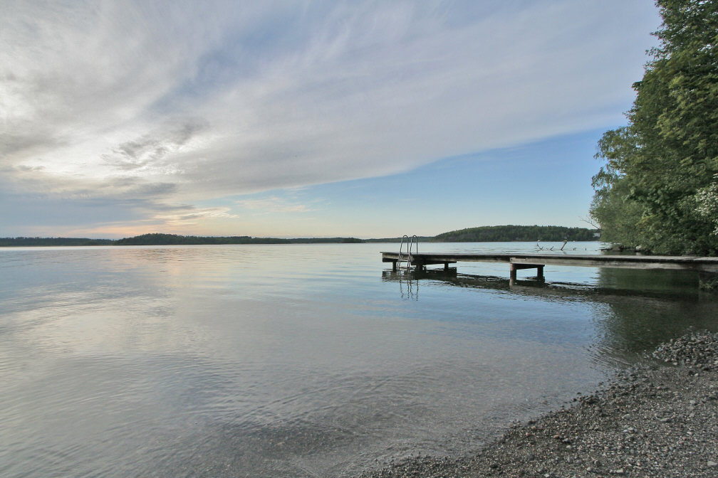Fina solnedgångar kan avnjutas