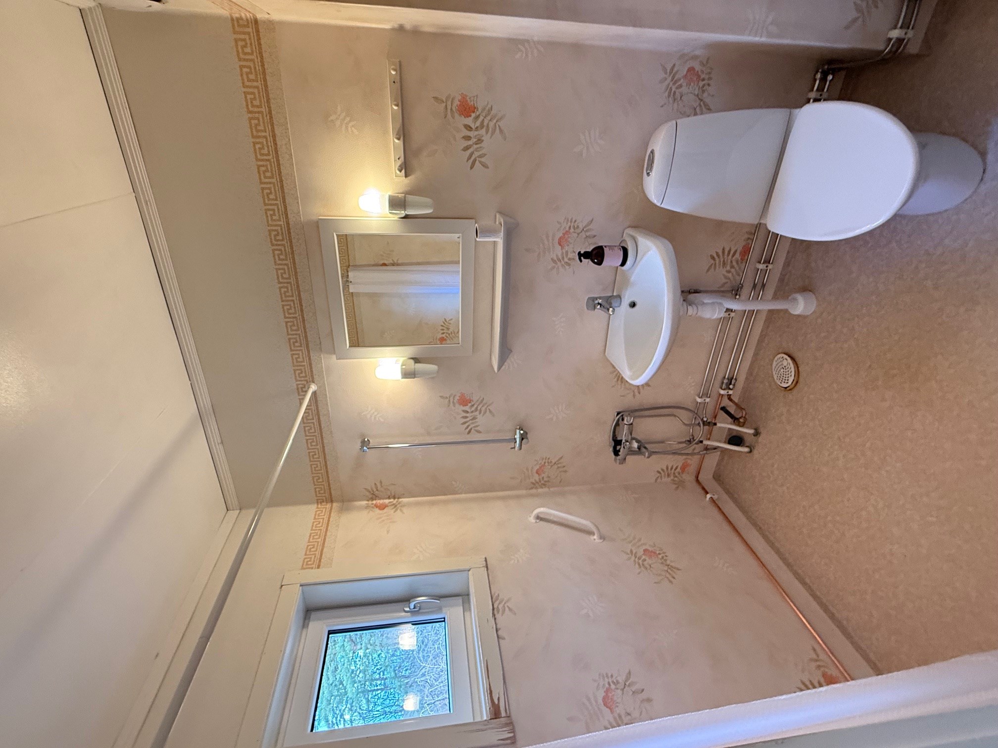 Badrummet på entréplanet