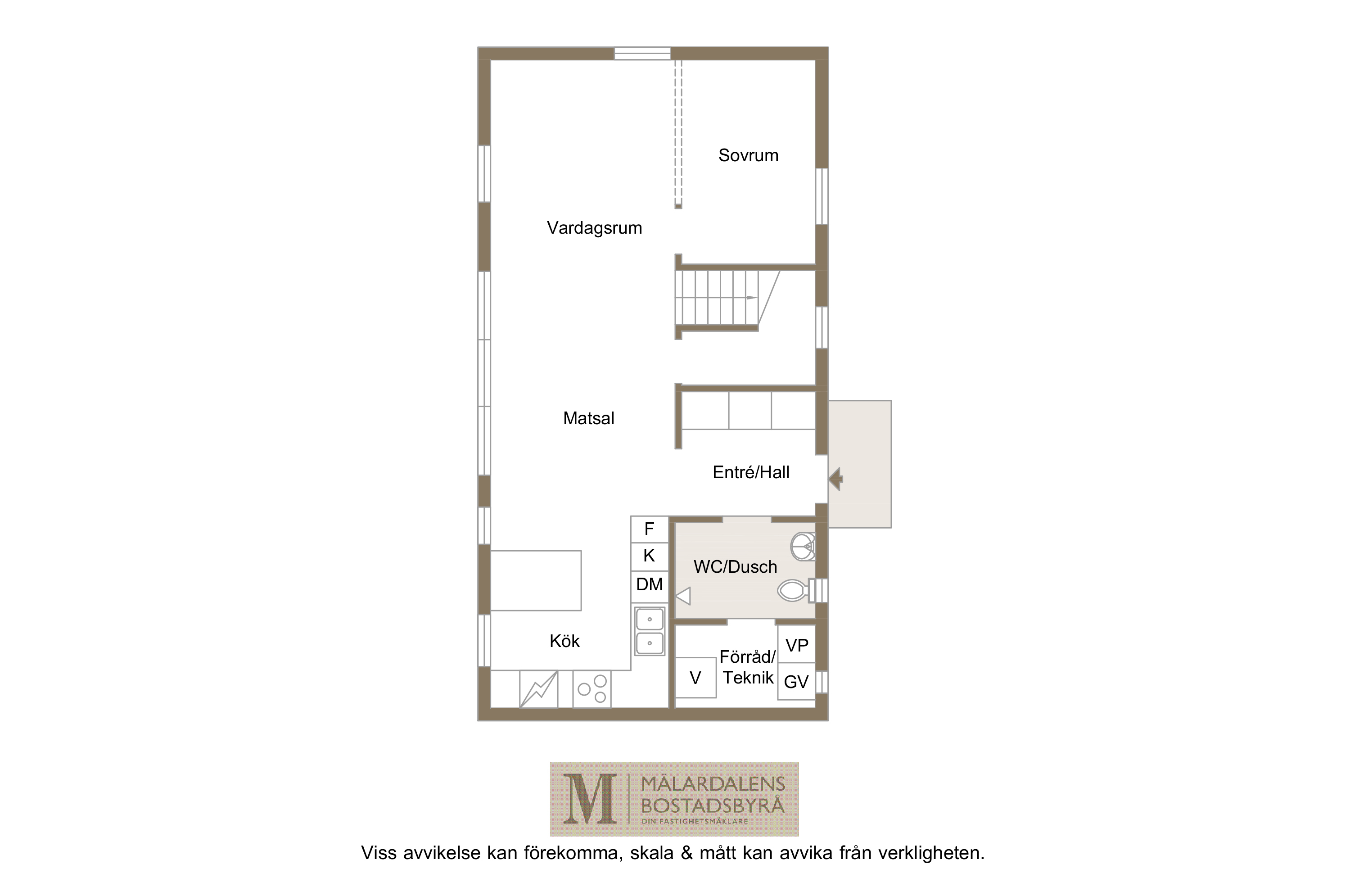 Planritning entréplan