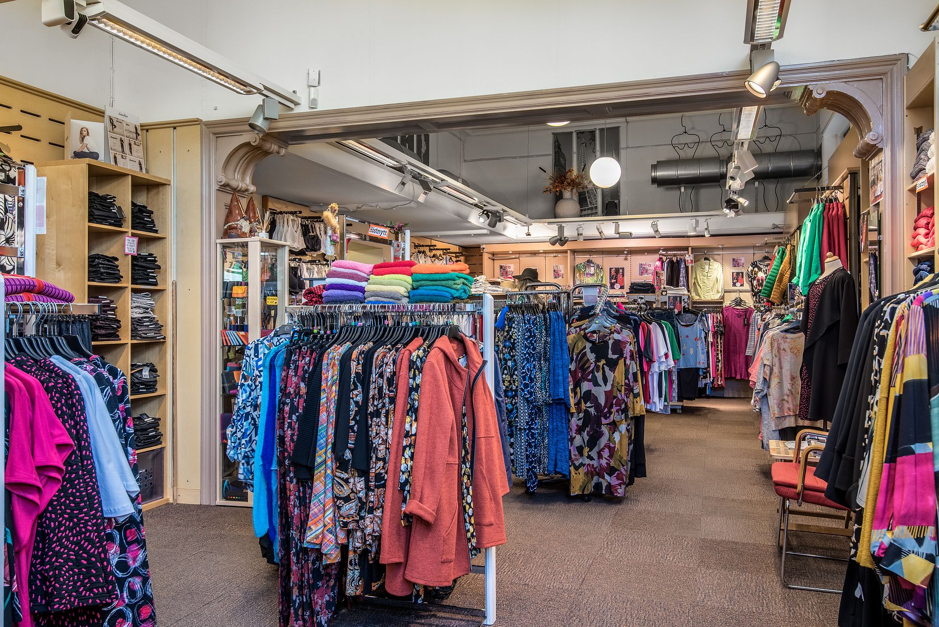 Butik med kläder från många leverantörer