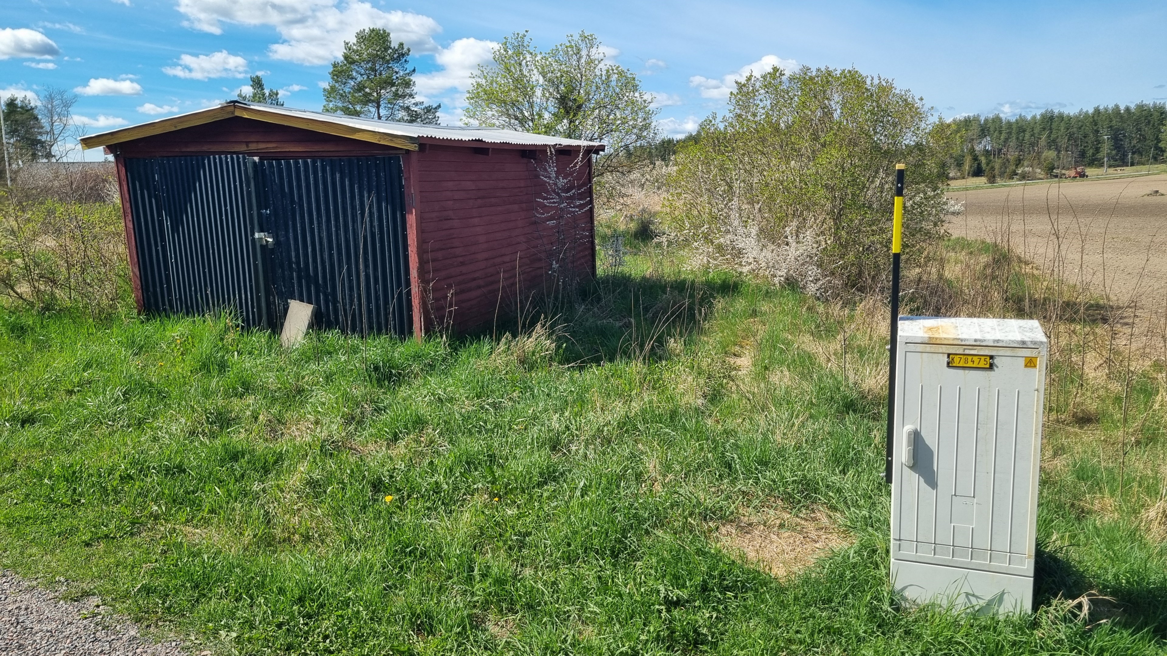 Garage i enkelt utförande