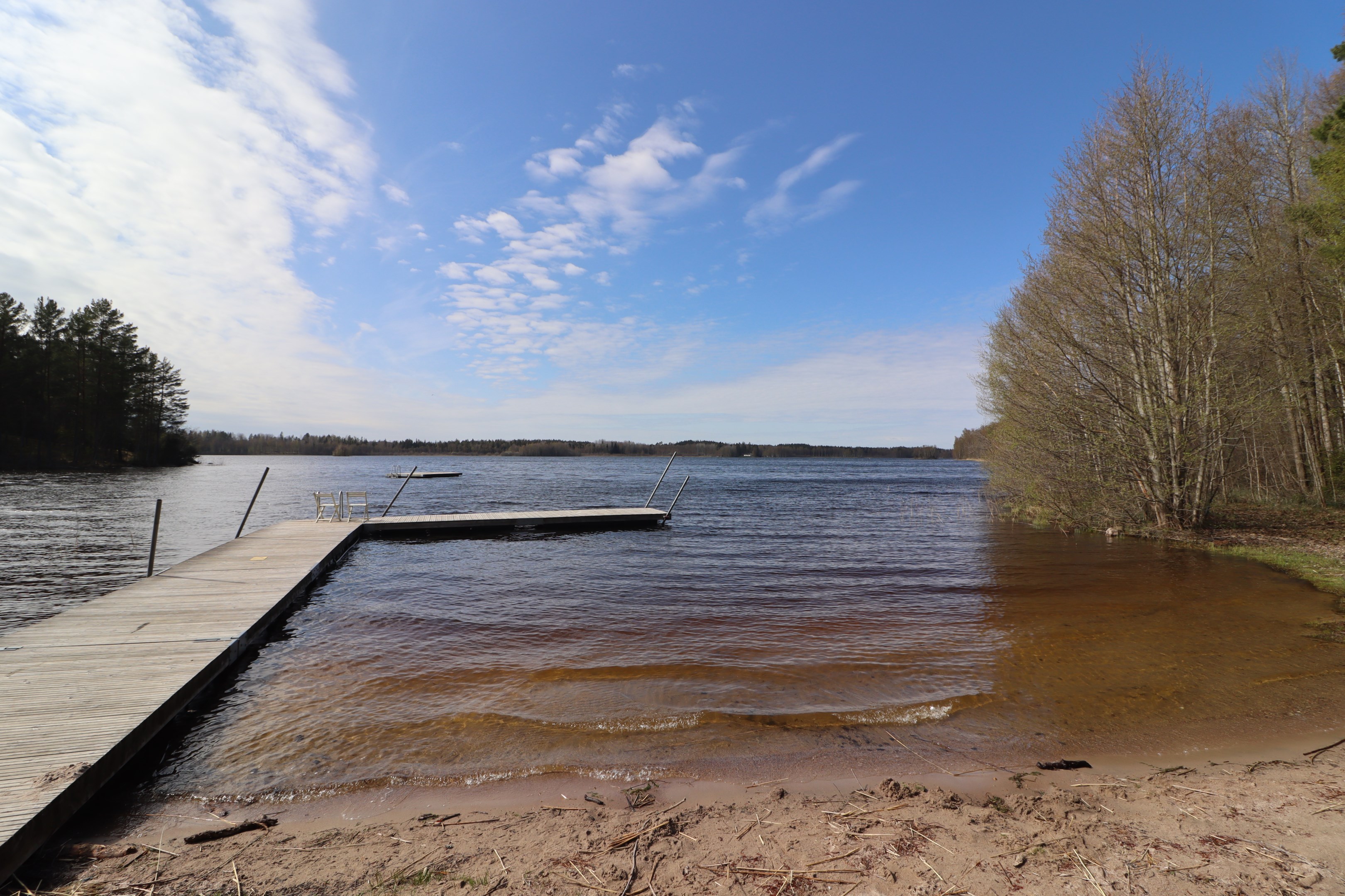 Kommunal badplats vid Lindbacken