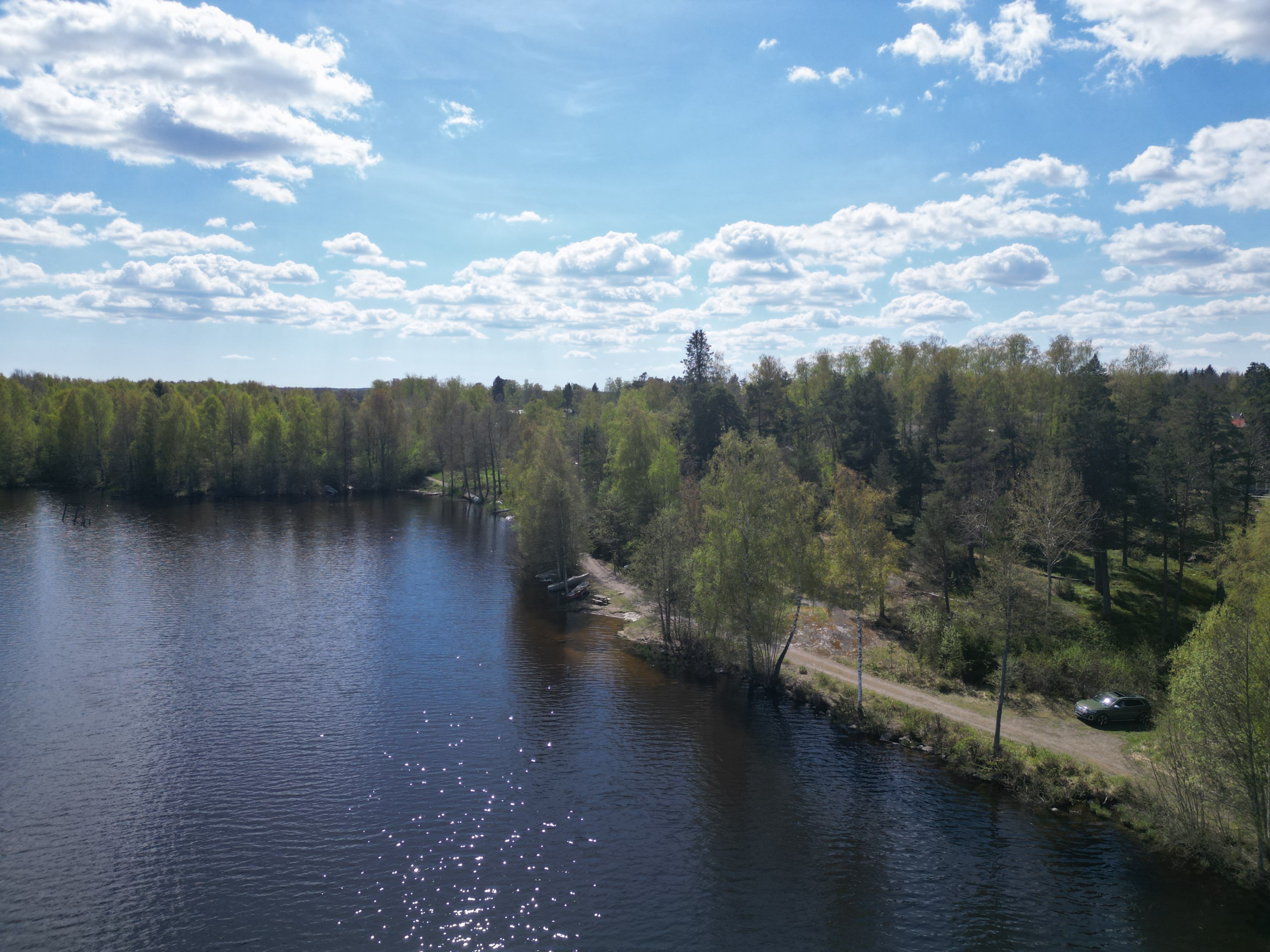 Drönarbild västradelen