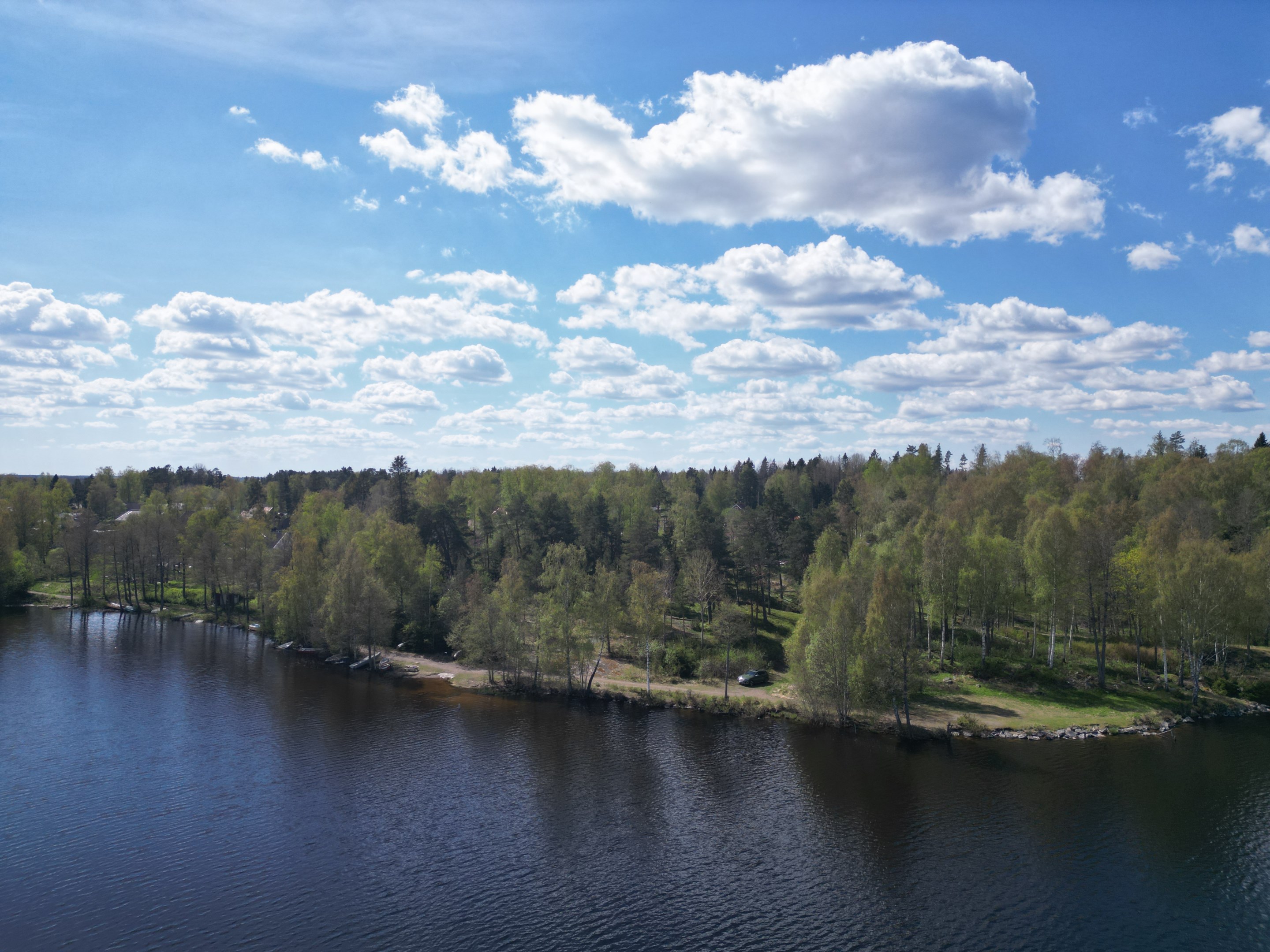 Drönarbild västradelen