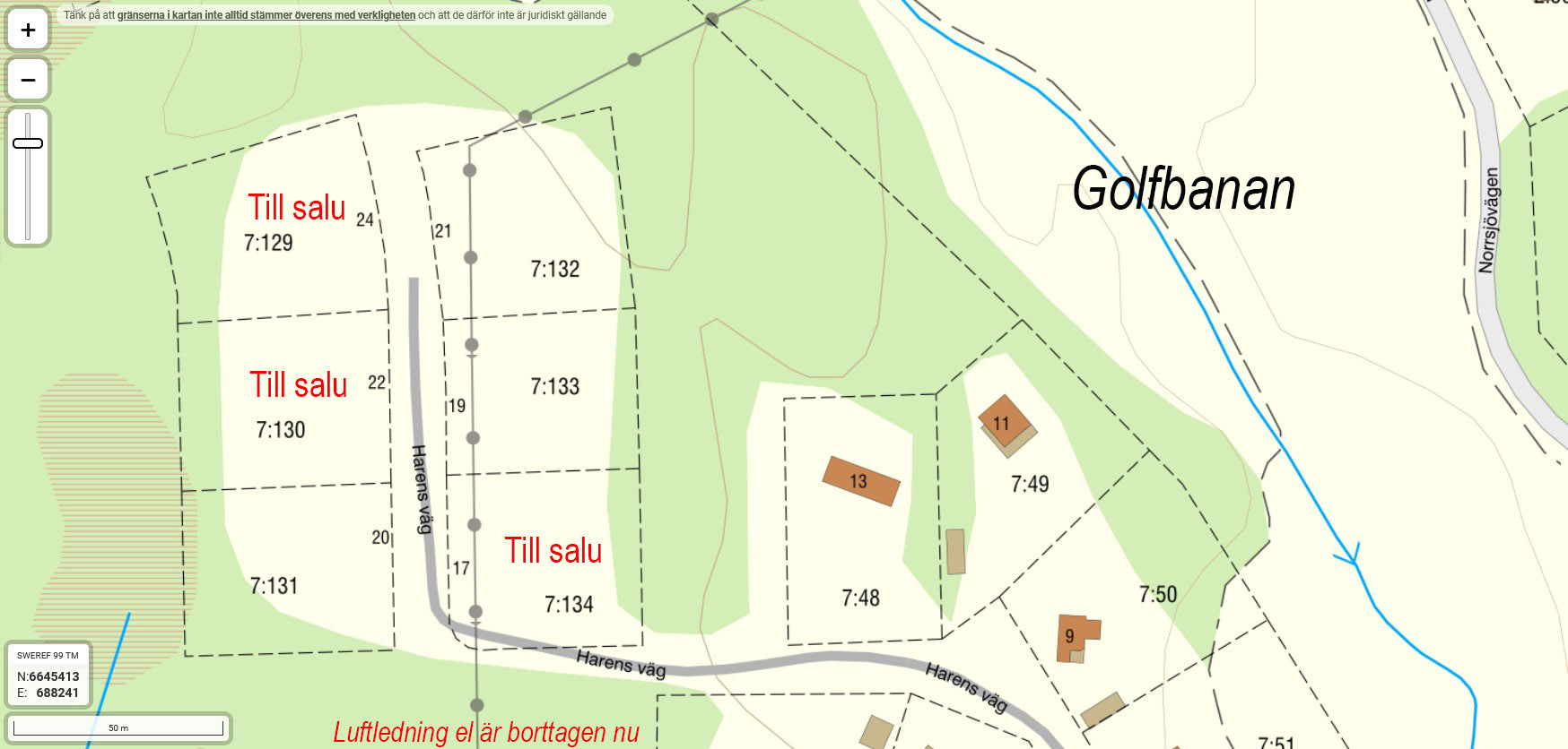 Tra naturtomter Harens väg Burvik GK