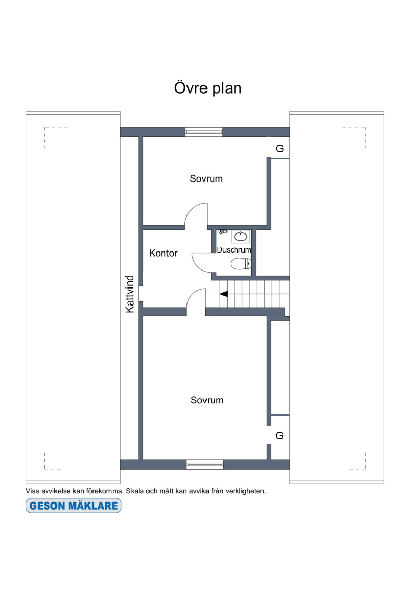 Planskiss övre plan