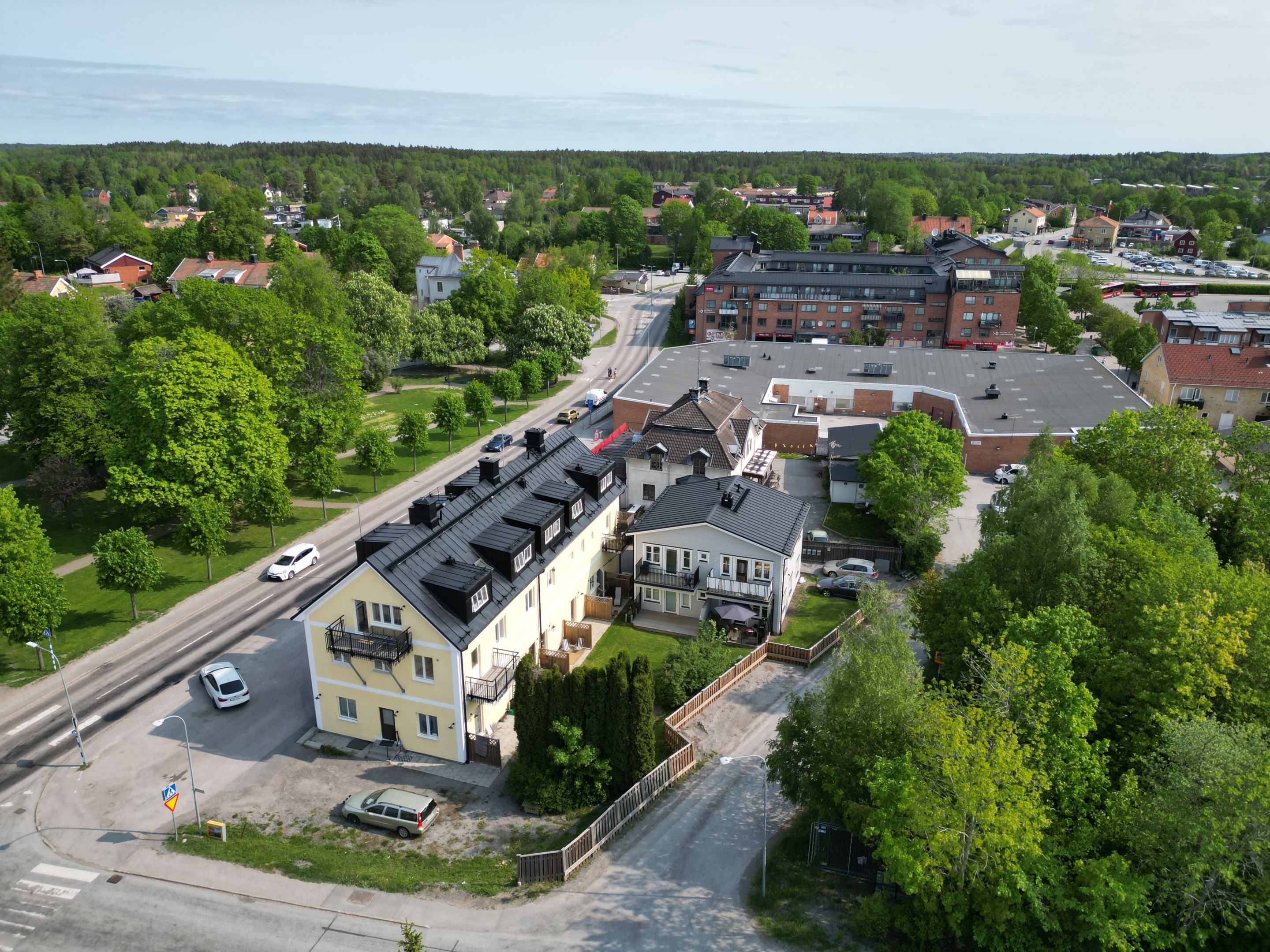 Drönarbild BRF Bagaren Rimbo