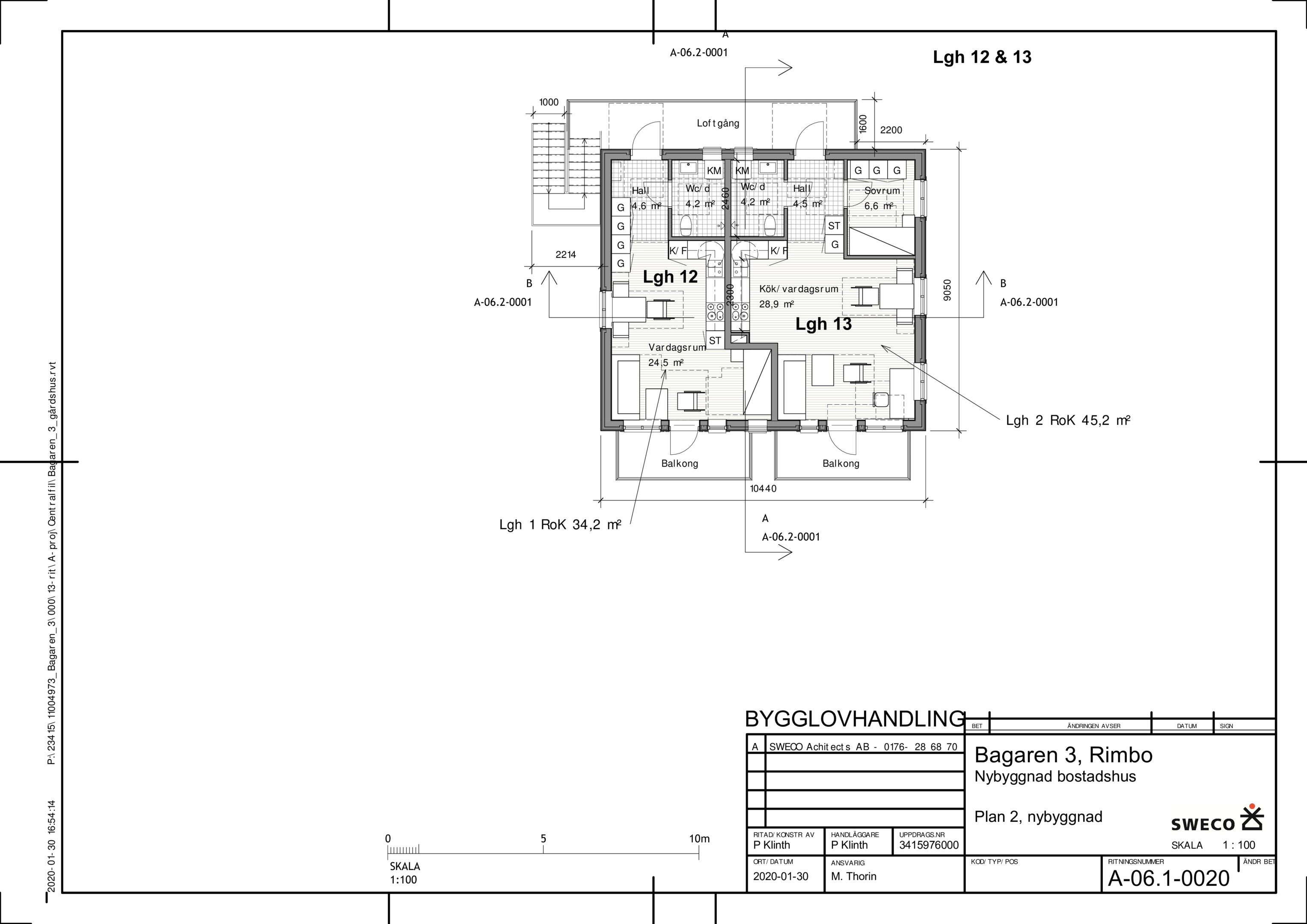 Planlösning lgh 13