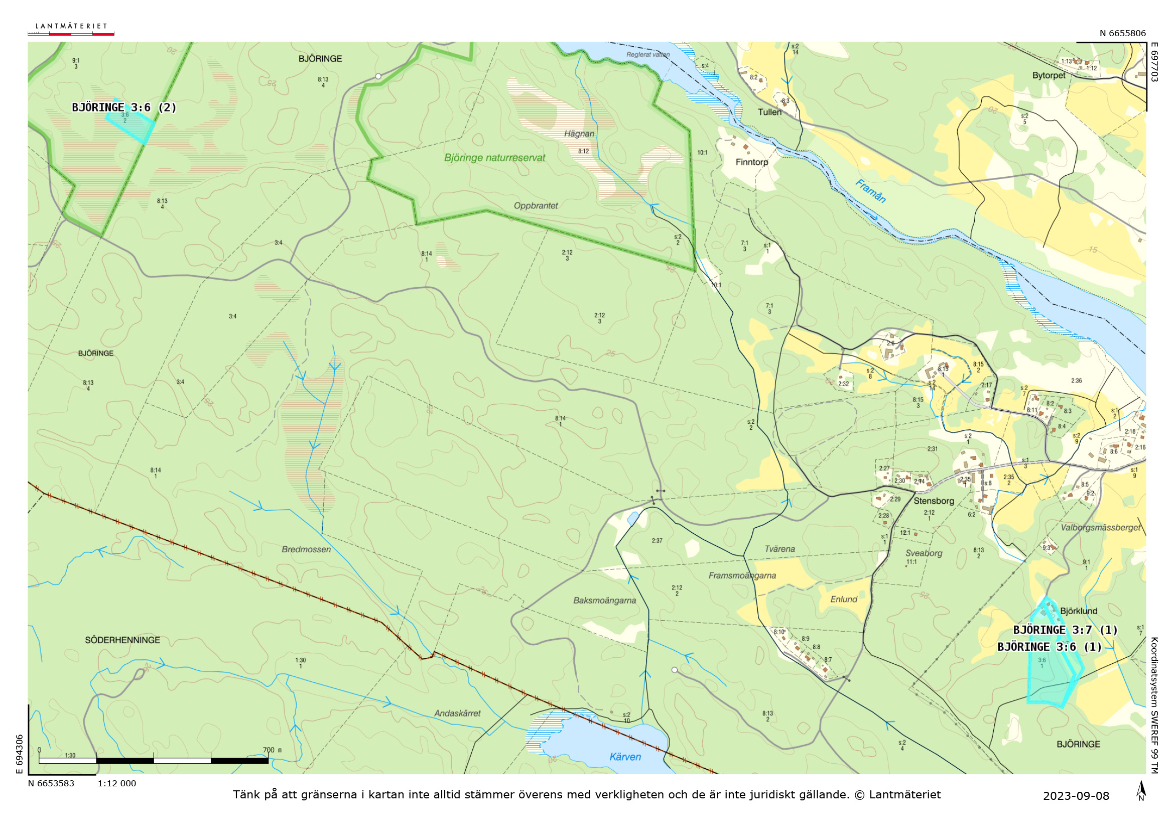 Norrtälje Björinge 3-6 utskifte 2 inom Bokullens Naturreservat