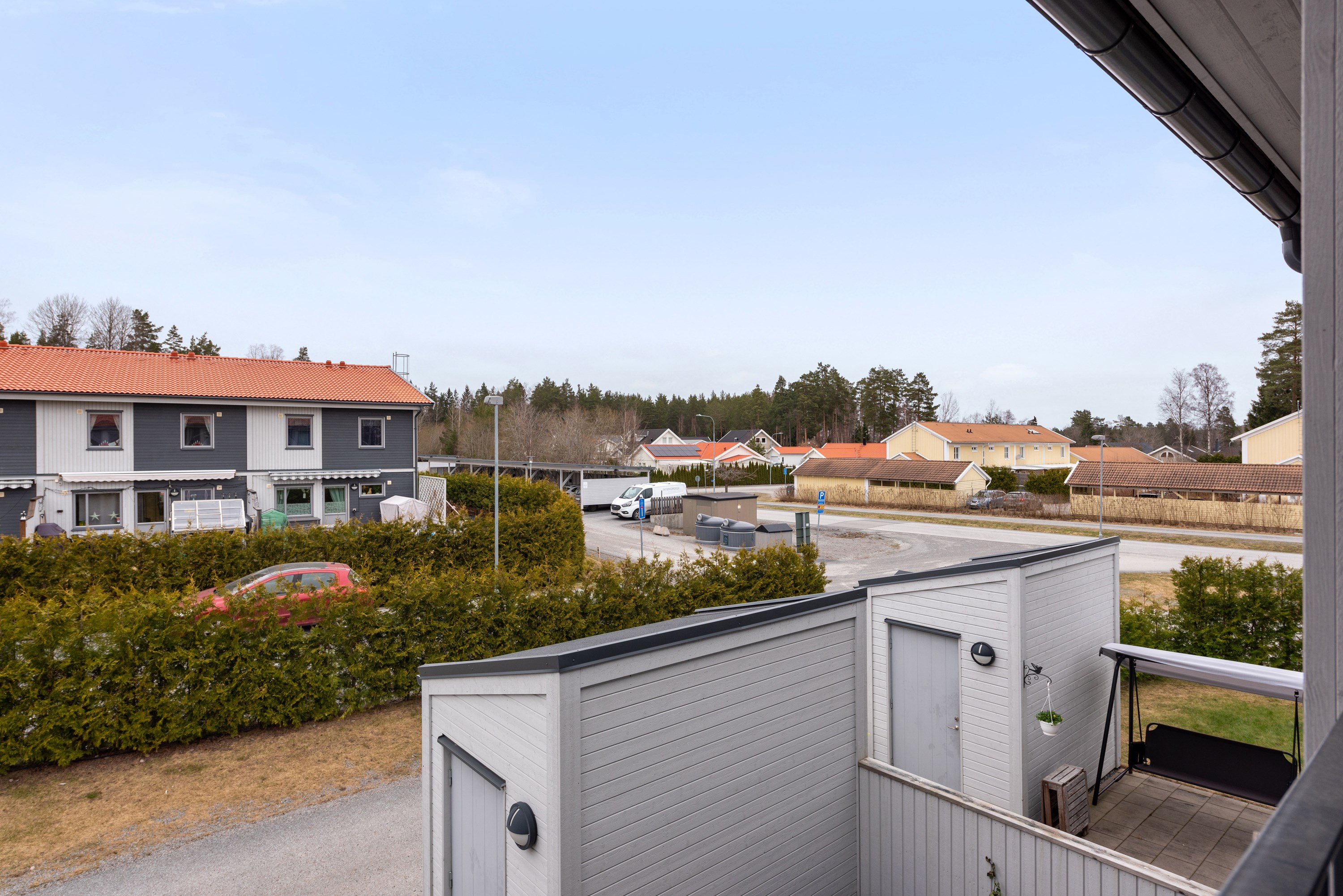 Utsikt från balkong