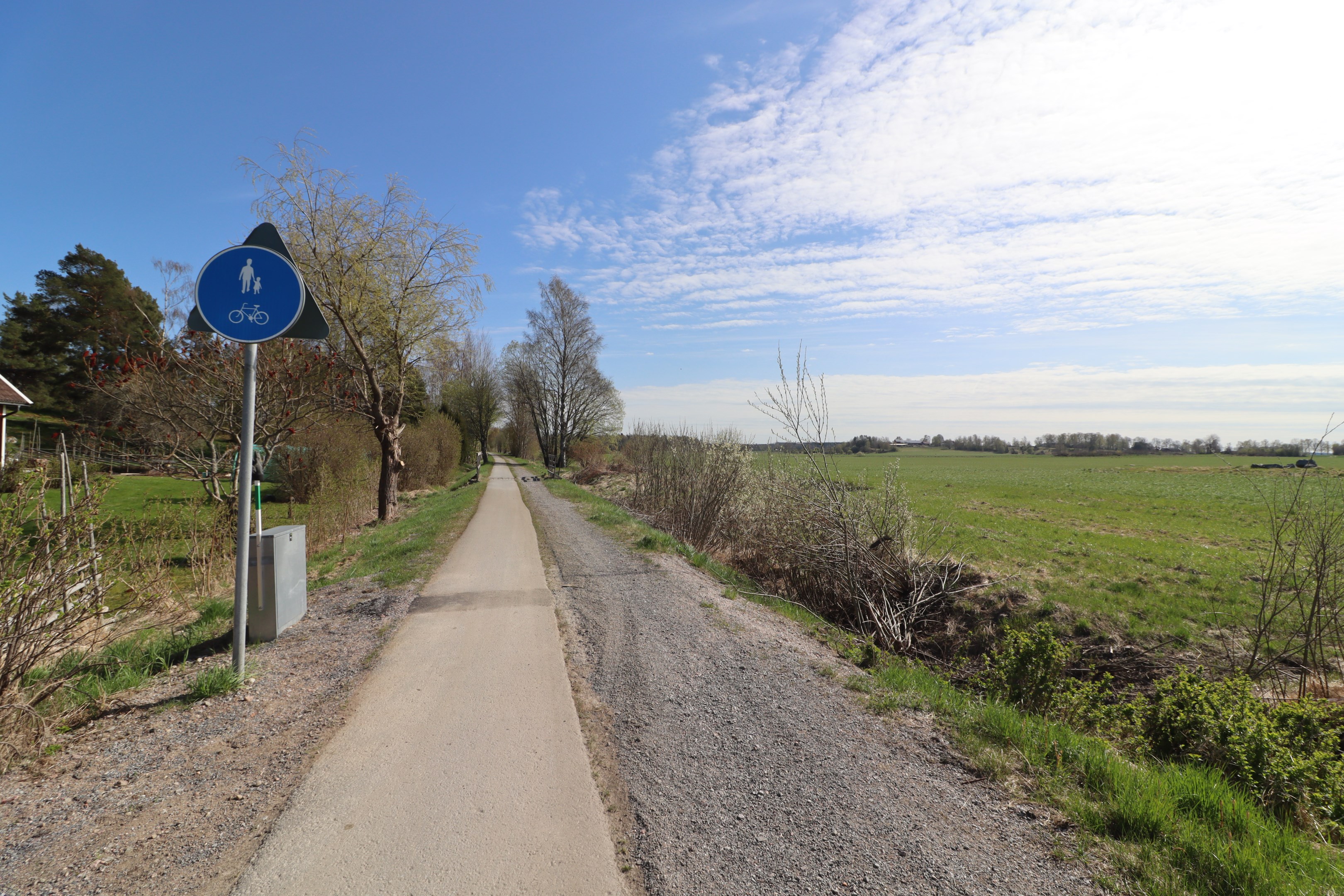 Cykel- och gångväg till Rimbo 5,5 km