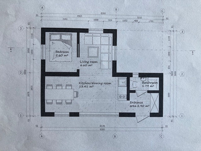 Planskiss Huset