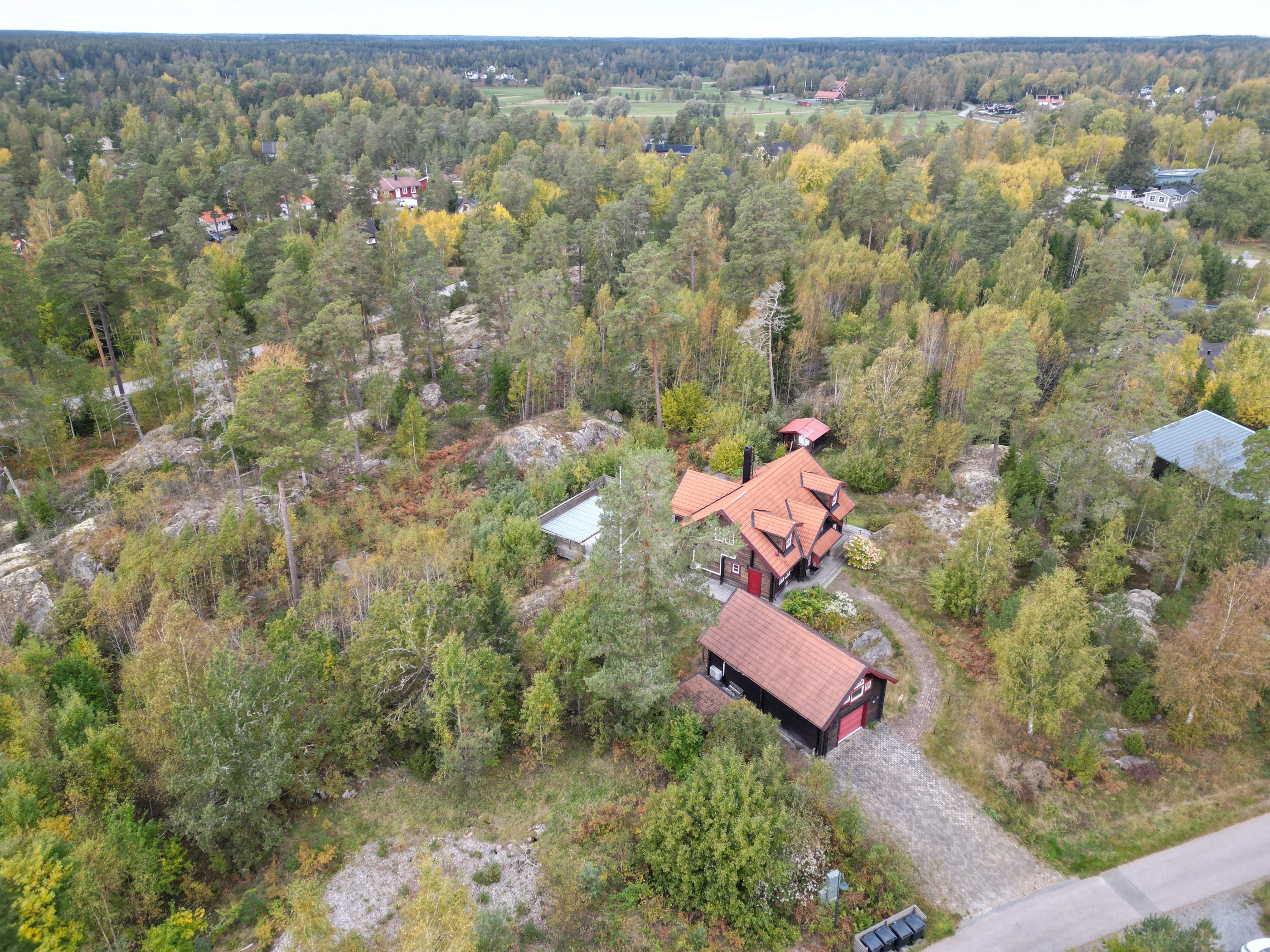 Tomten mot nordväst - höstbild