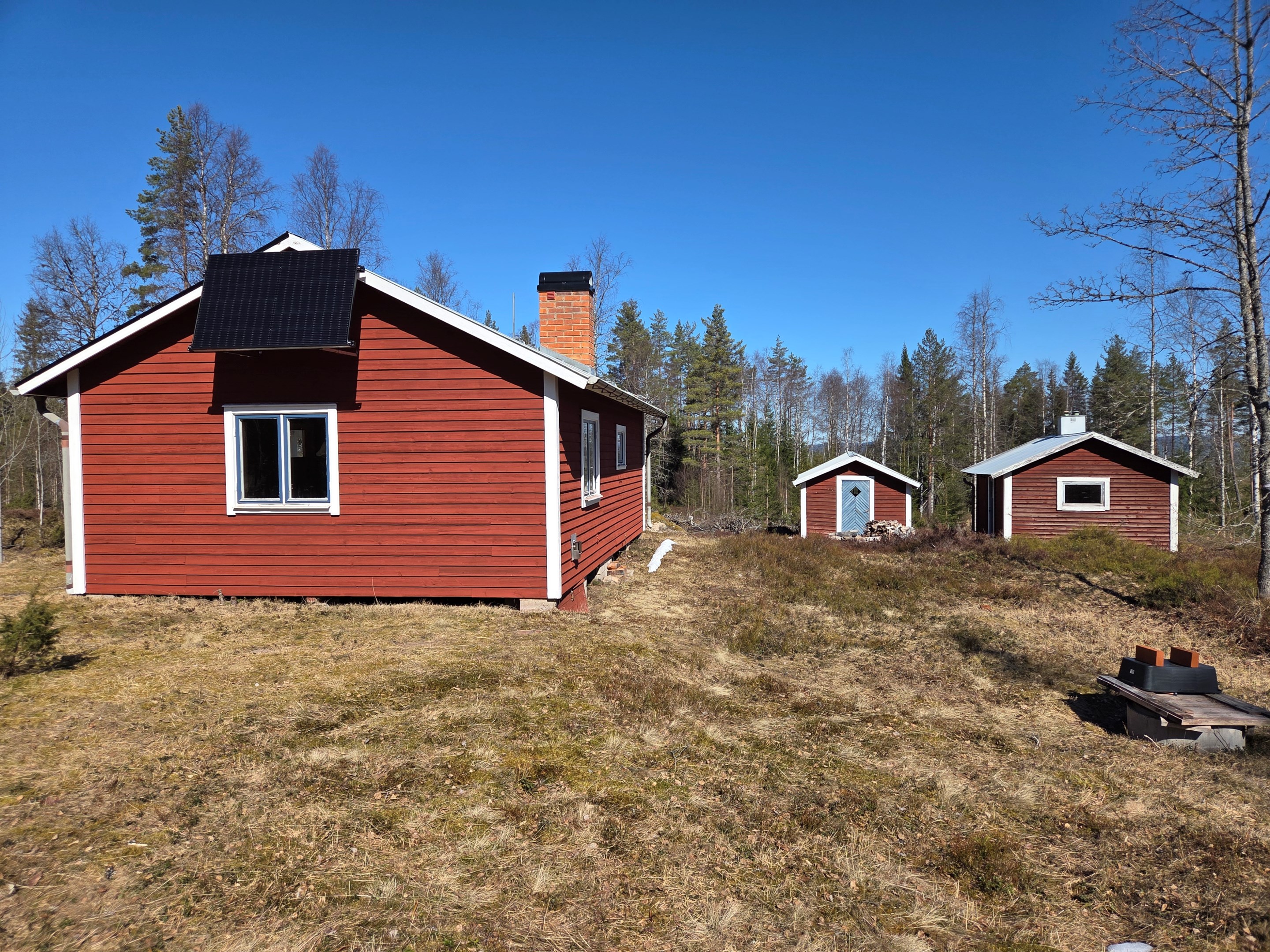 Fritidshus, bastu, förråd