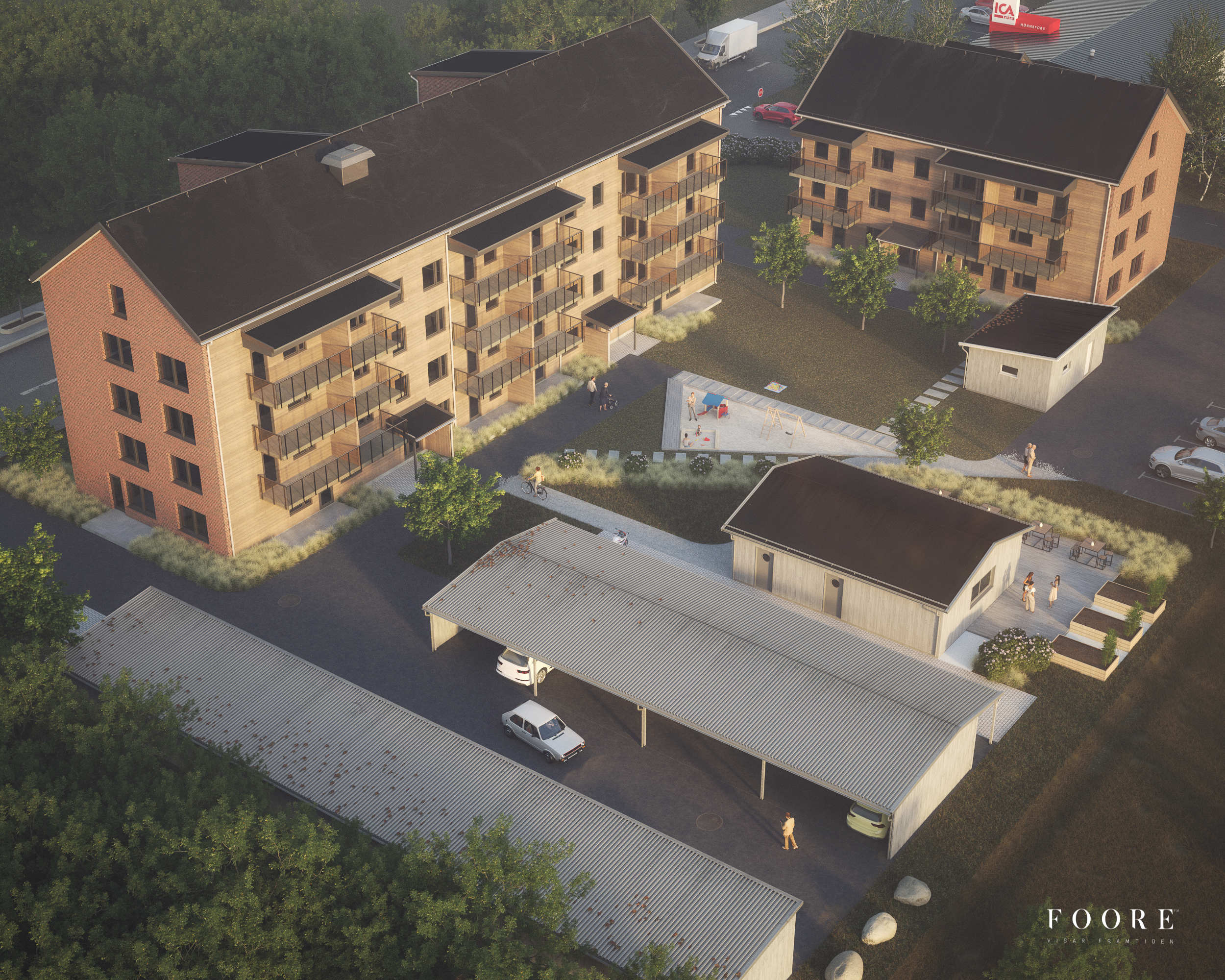 Vy över föreningen