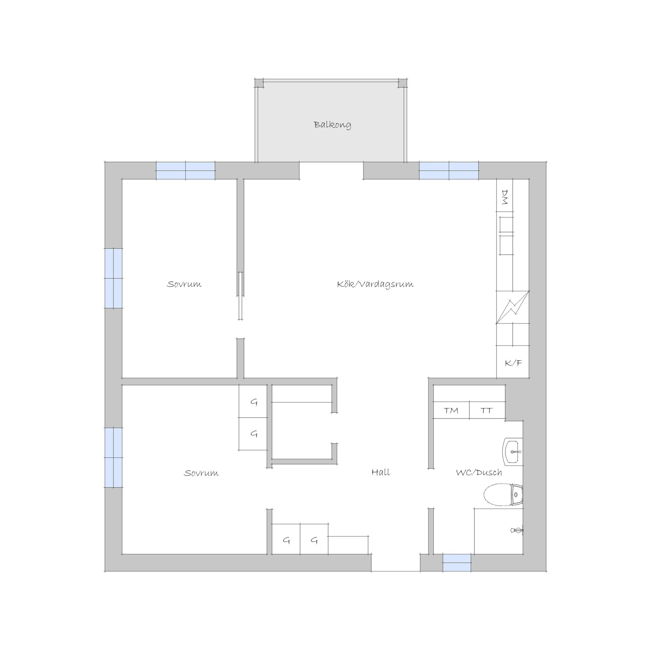 Alternativ planlösning