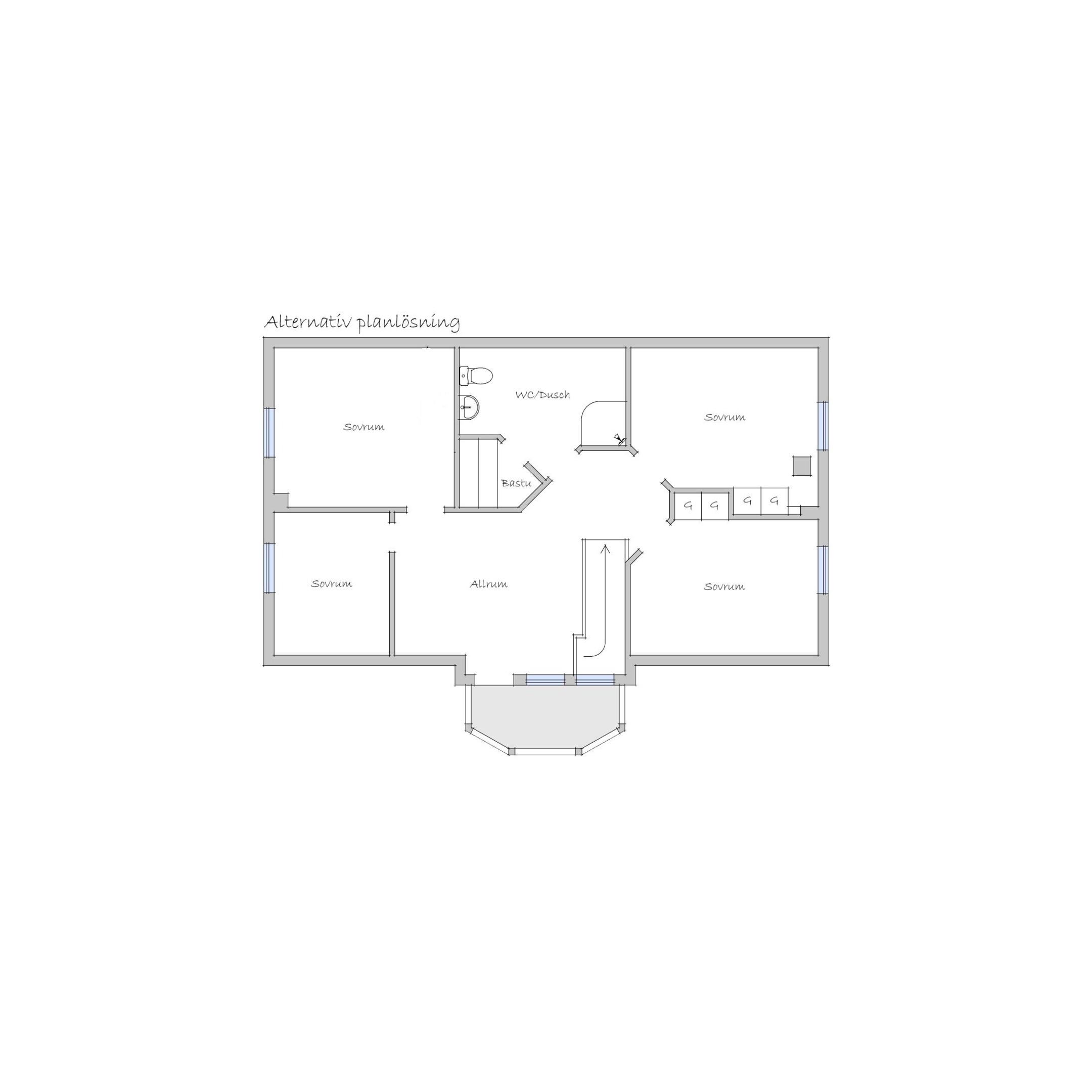 Alternativ planlösning
