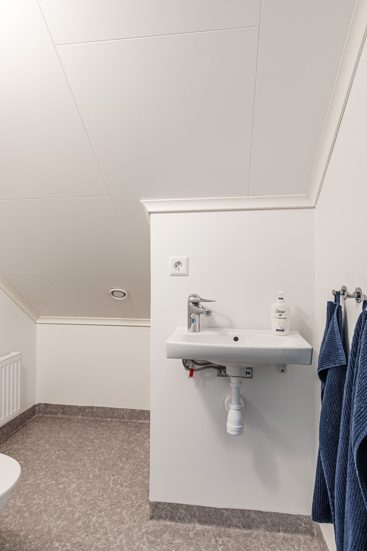 Toalettrum, övre plan