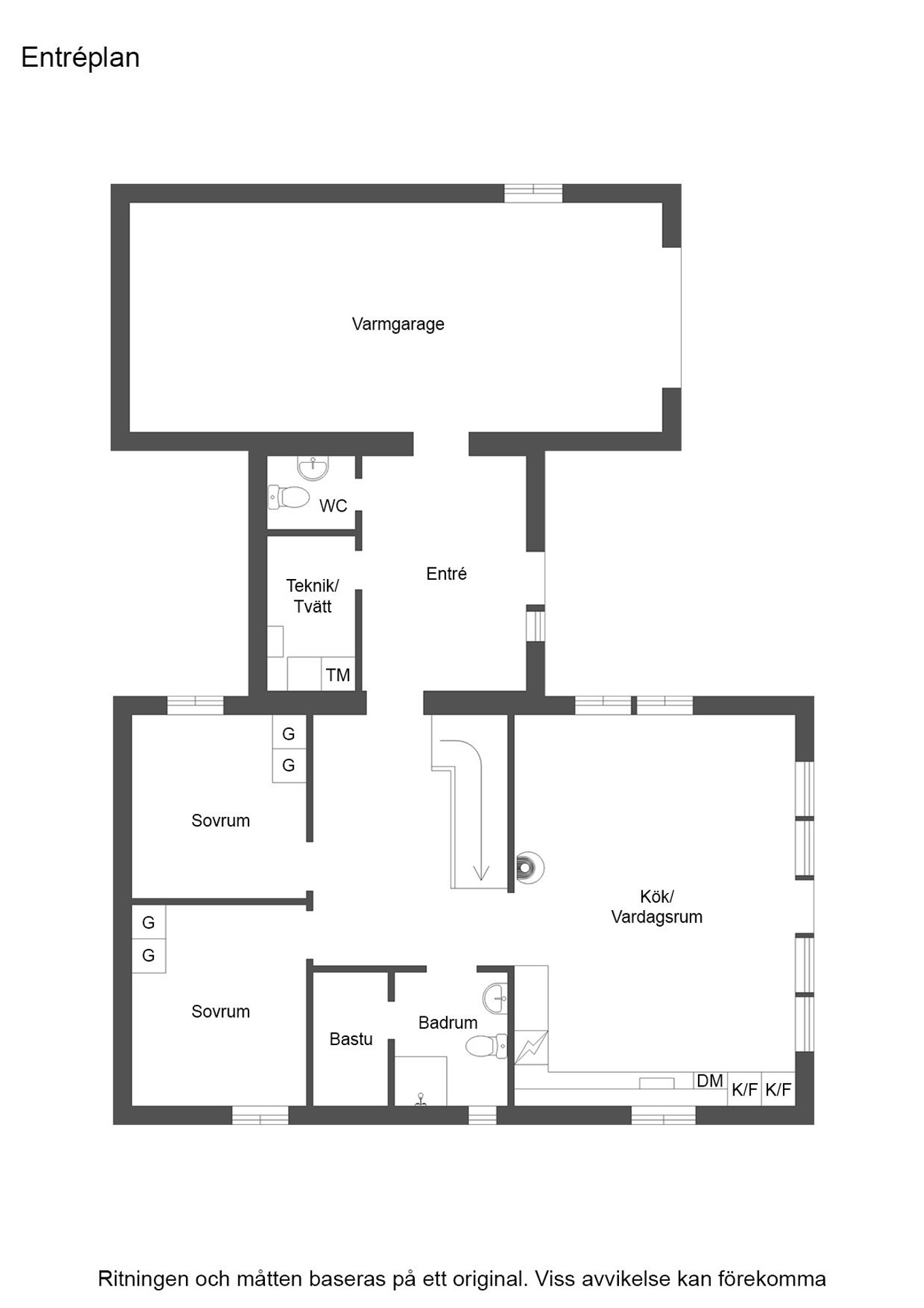 Planritning entréplan