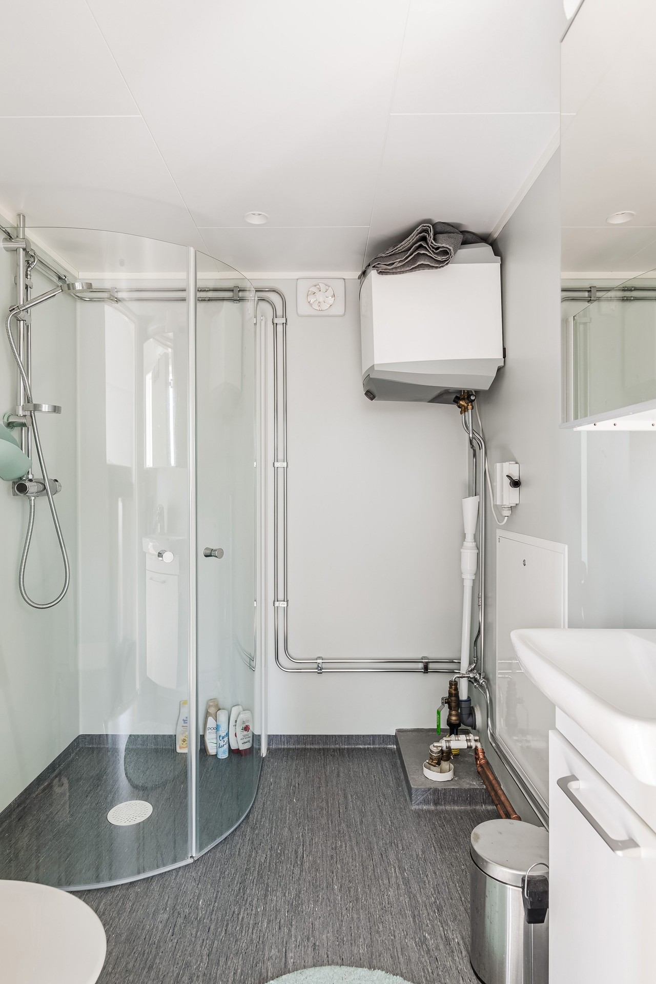 Badrummet i Attefallshuset