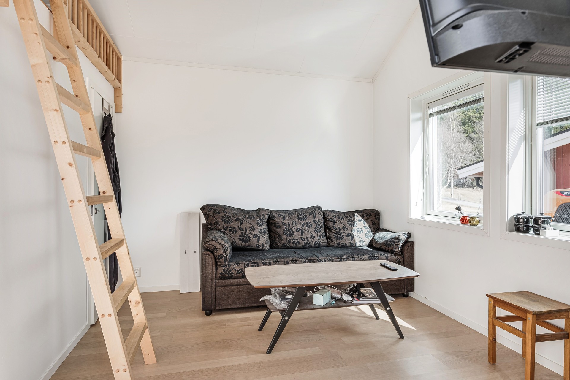 Vardagsrum i Attefallshuset