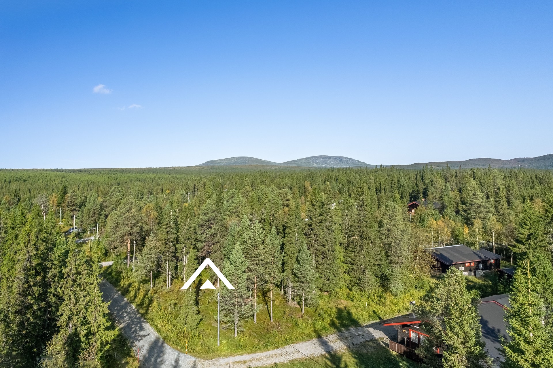 Skarvarna i bakgrunden