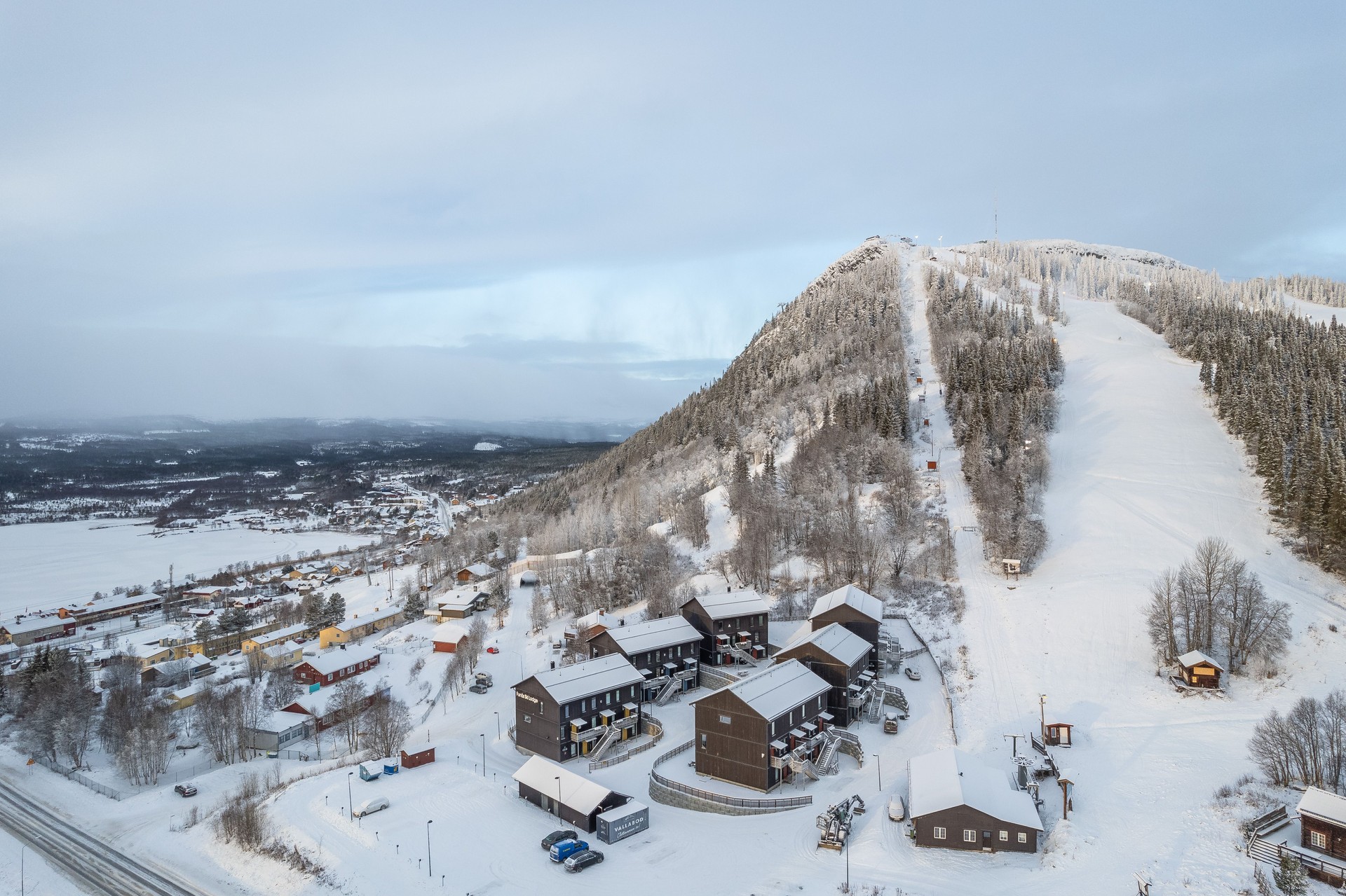 Brf Funäs Ski Lodge, precis intill Funäsdalsberget
