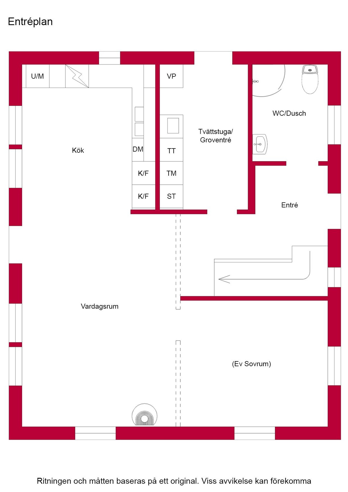 Planritning entré