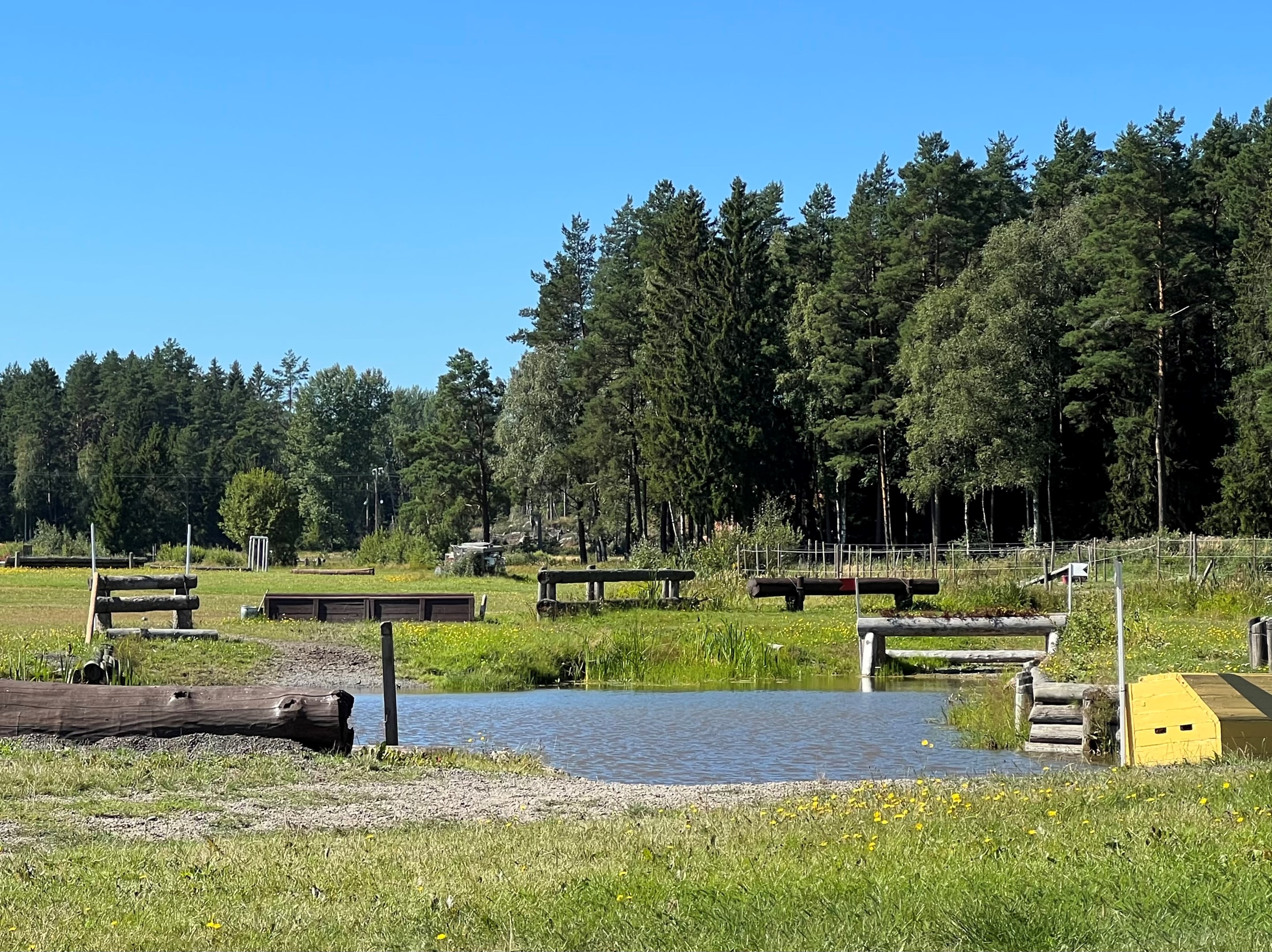 Vacker miljö runt terrängbanan
